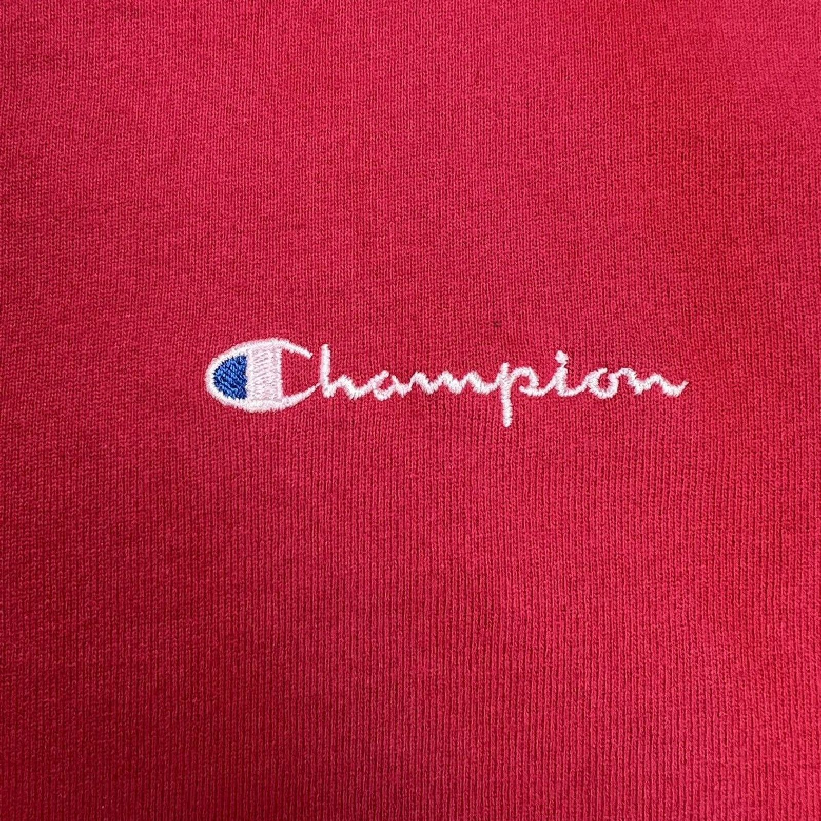 Champion × Vintage Vintage Champion Sweatshirt Script Faded 90s Pullover Crew Size US L / EU 52-54 / 3 - 2 Thumbnail