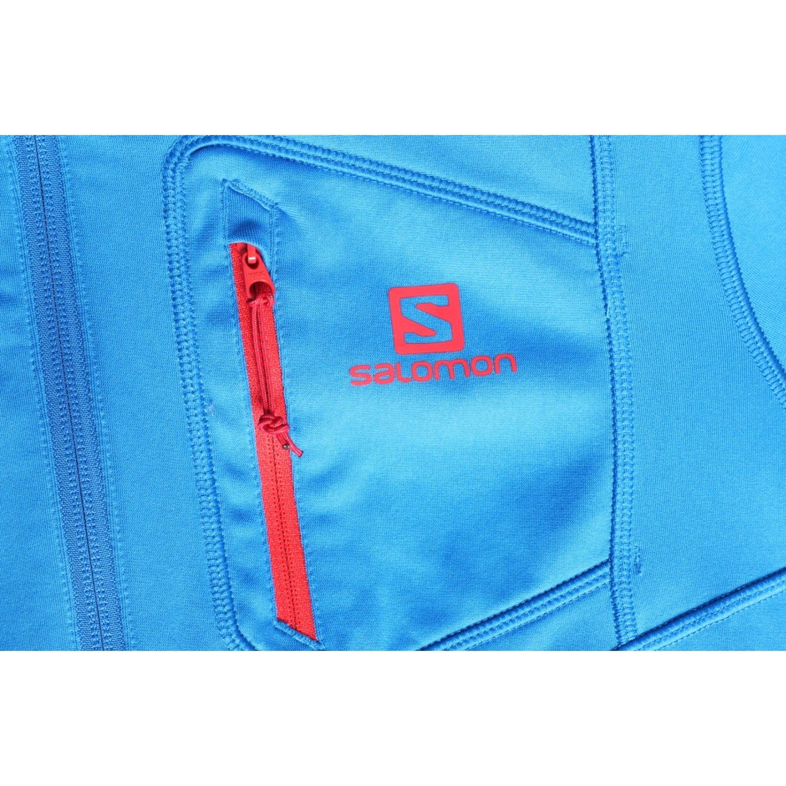 Salomon Salomon Advanced Skin Warm Mid Layer Sweatshirt Men S Blue Logo Zip Full Zip Regular Size S Size US S / EU 44-46 / 1 - 4 Thumbnail