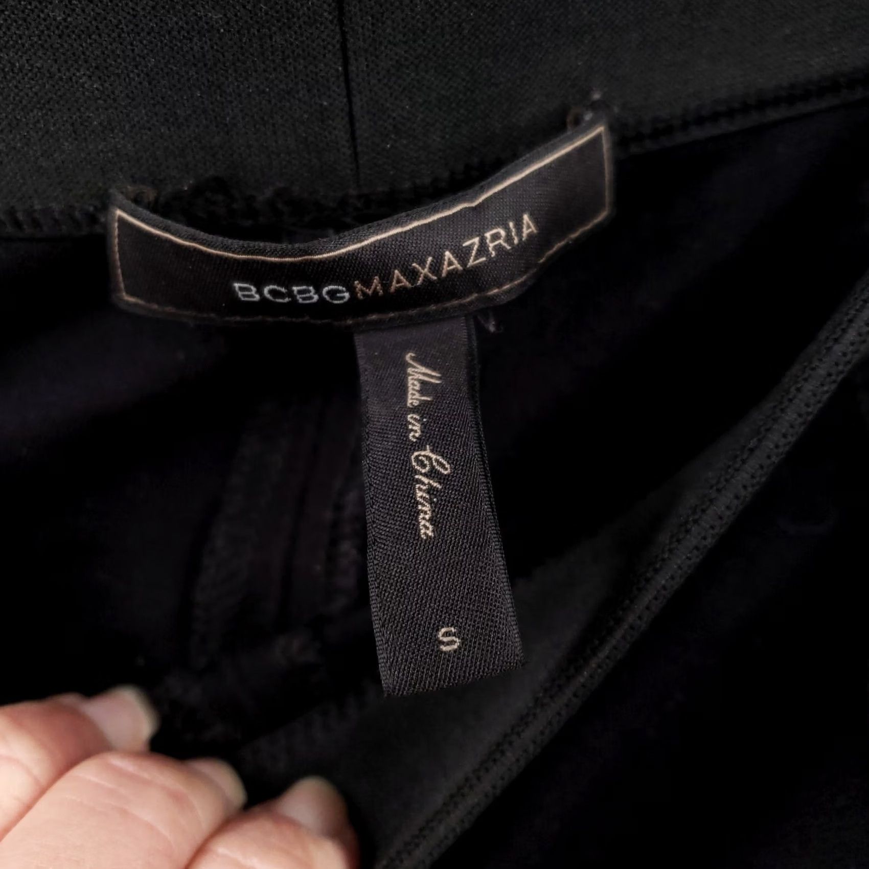 Bcbgmaxazria BCBGMAXAZRIA Pants Womens S Black Jegging Mid Rise Lined Pockets Pull On Casual Skinny 28in Inseam Classic American Style Mens? Size 28" / US 6 / IT 42 - 3 Thumbnail