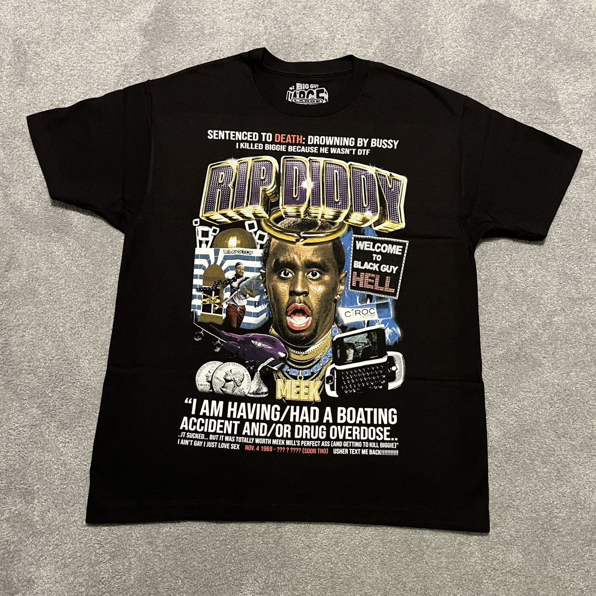Other Sam Hyde Cash Star RIP P Diddy Did It Graphic Humor T Shirt Size US XL / EU 56 / 4 - 1 Thumbnail