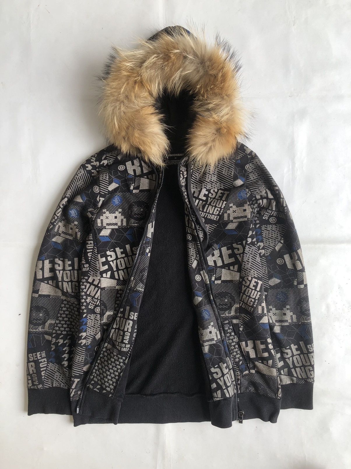 If Six Was Nine Japanese Unionbay Poem Zipp Fur Hoodie if six was nine style Size US L / EU 52-54 / 3 - 2 Thumbnail