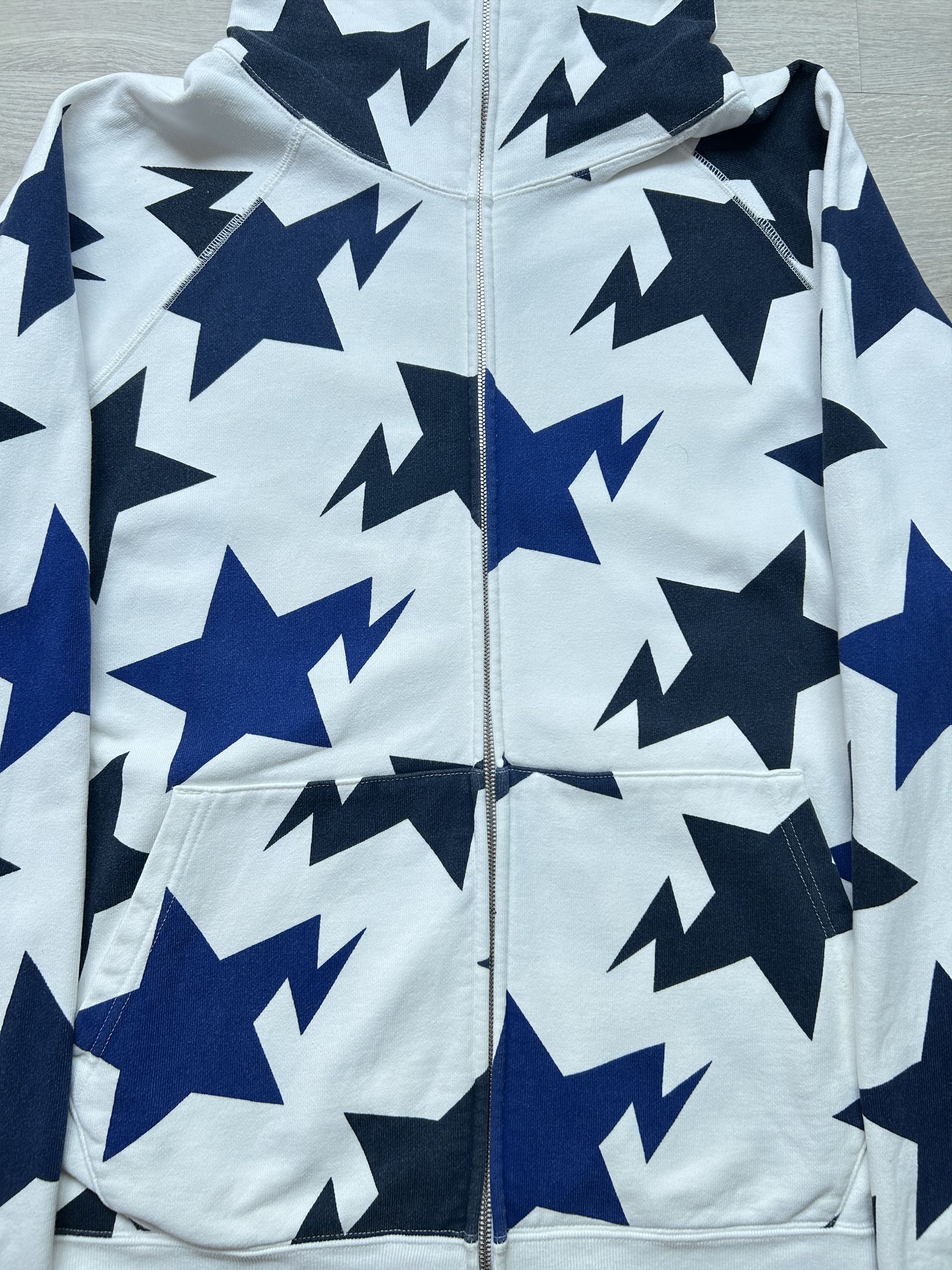 Bape NFS Limited Bape Sta Pattern Full Zip Hoodie [Size L] Size US L / EU 52-54 / 3 - 2 Thumbnail