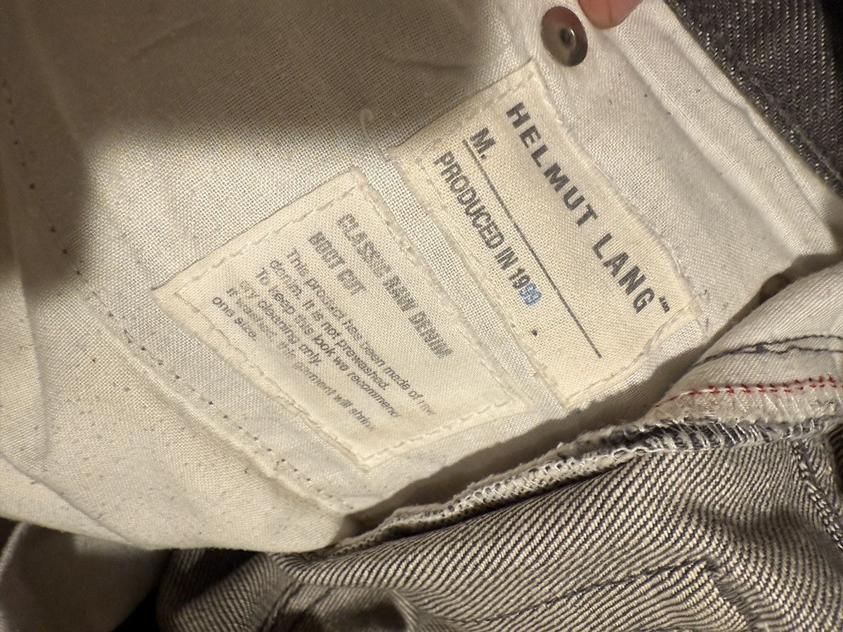 Helmut Lang 1999 Classic Raw Denim Boot Cut Size US 31 - 5 Thumbnail