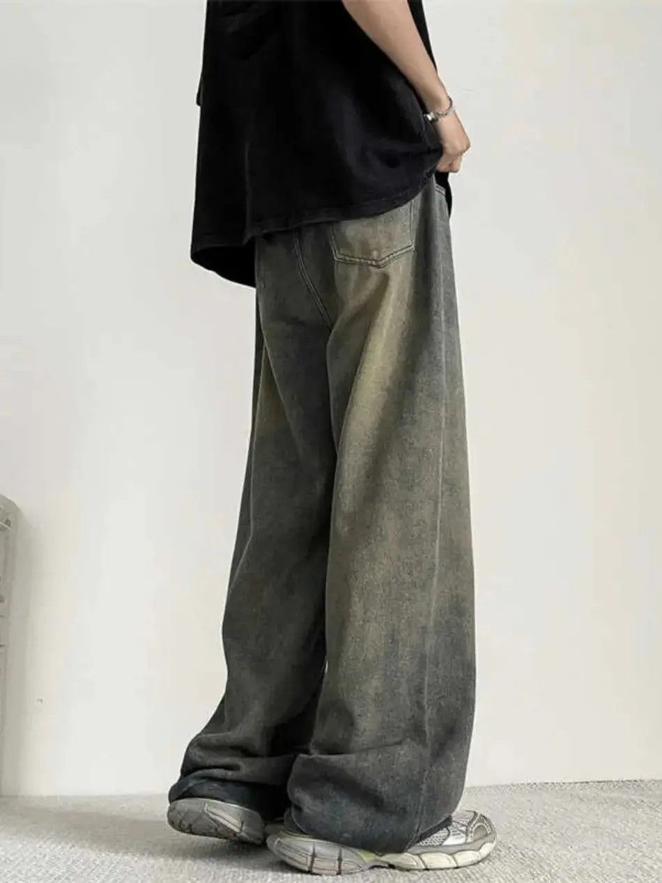 Japanese Brand Loose straight leg wide leg casual jeans Size US 32 / EU 48 - 5 Thumbnail