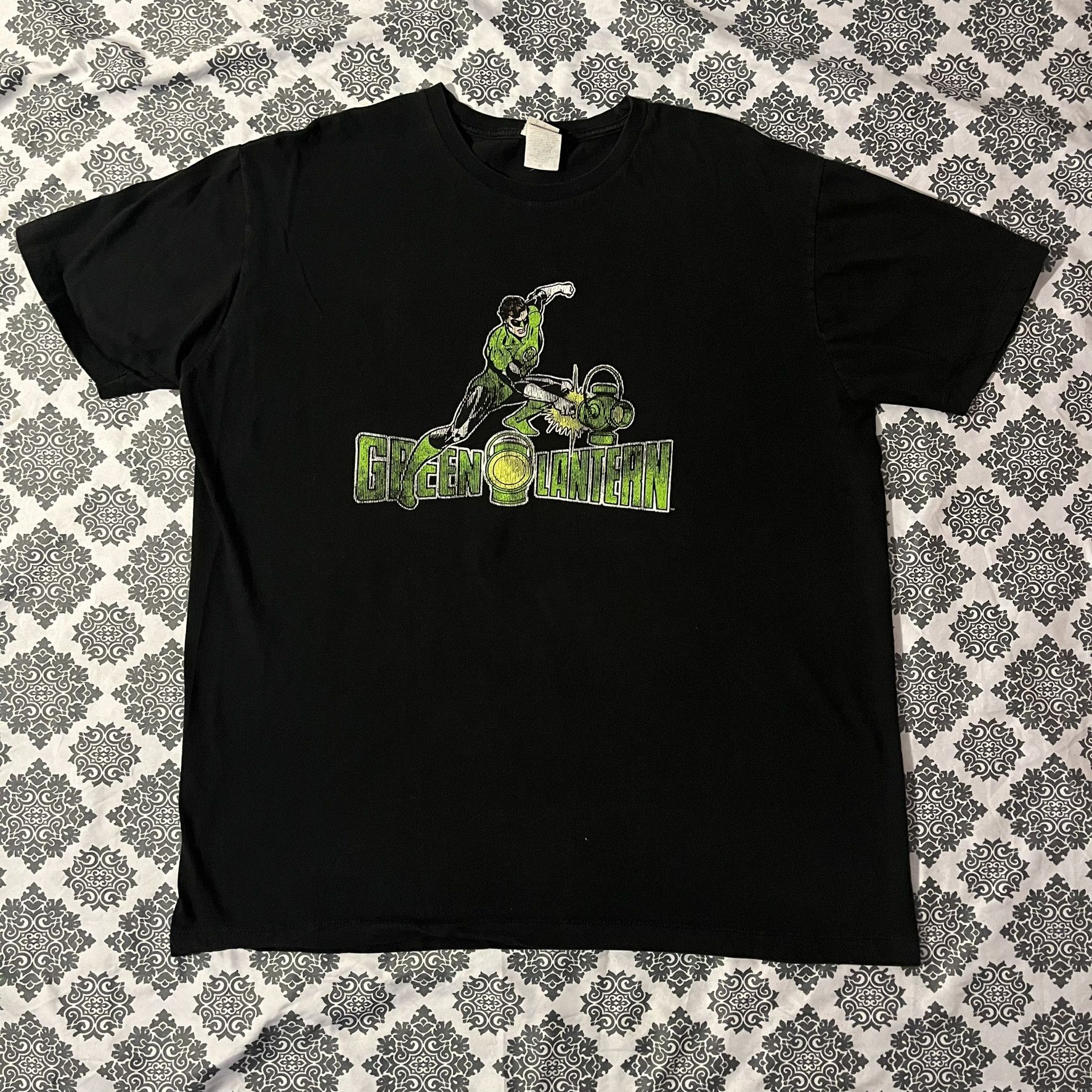 DC Comics Y2K 00s DC Comics Originals Green Lantern Superhero Tee Size US XL / EU 56 / 4 - 1 Thumbnail