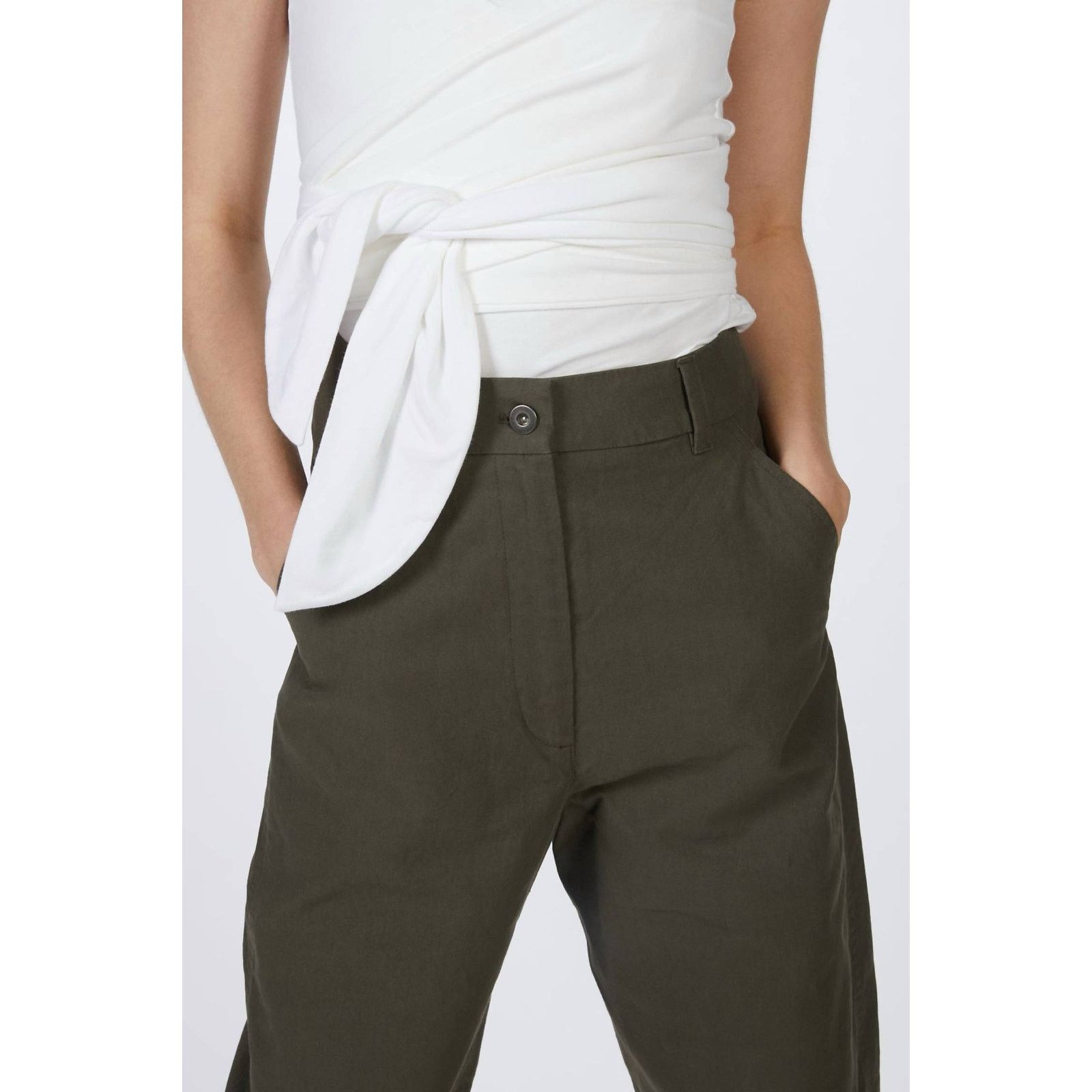 HUMANOID NWT Humanoid Peggy High Waist Pants size S $298 Size 27" / US 4 / IT 40 - 4 Thumbnail