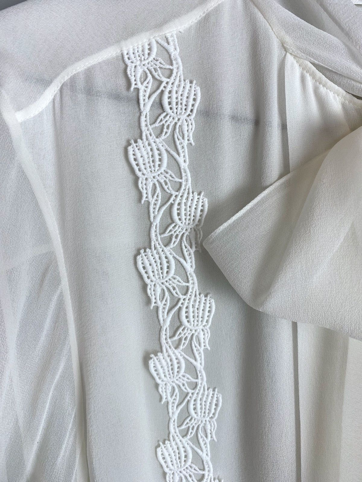 Chloe Chloé Scarf Neck Silk 3/4 Sleeves Shirt Size 44 RRP 1300$ Size L / US 10 / IT 46 - 11 Thumbnail