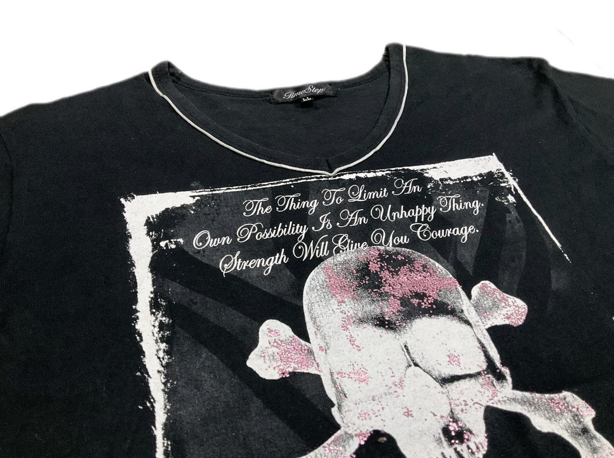If Six Was Nine 🔥Sick Y2K Time Step Skull Poem Shirt Goth Punk Size US L / EU 52-54 / 3 - 4 Thumbnail