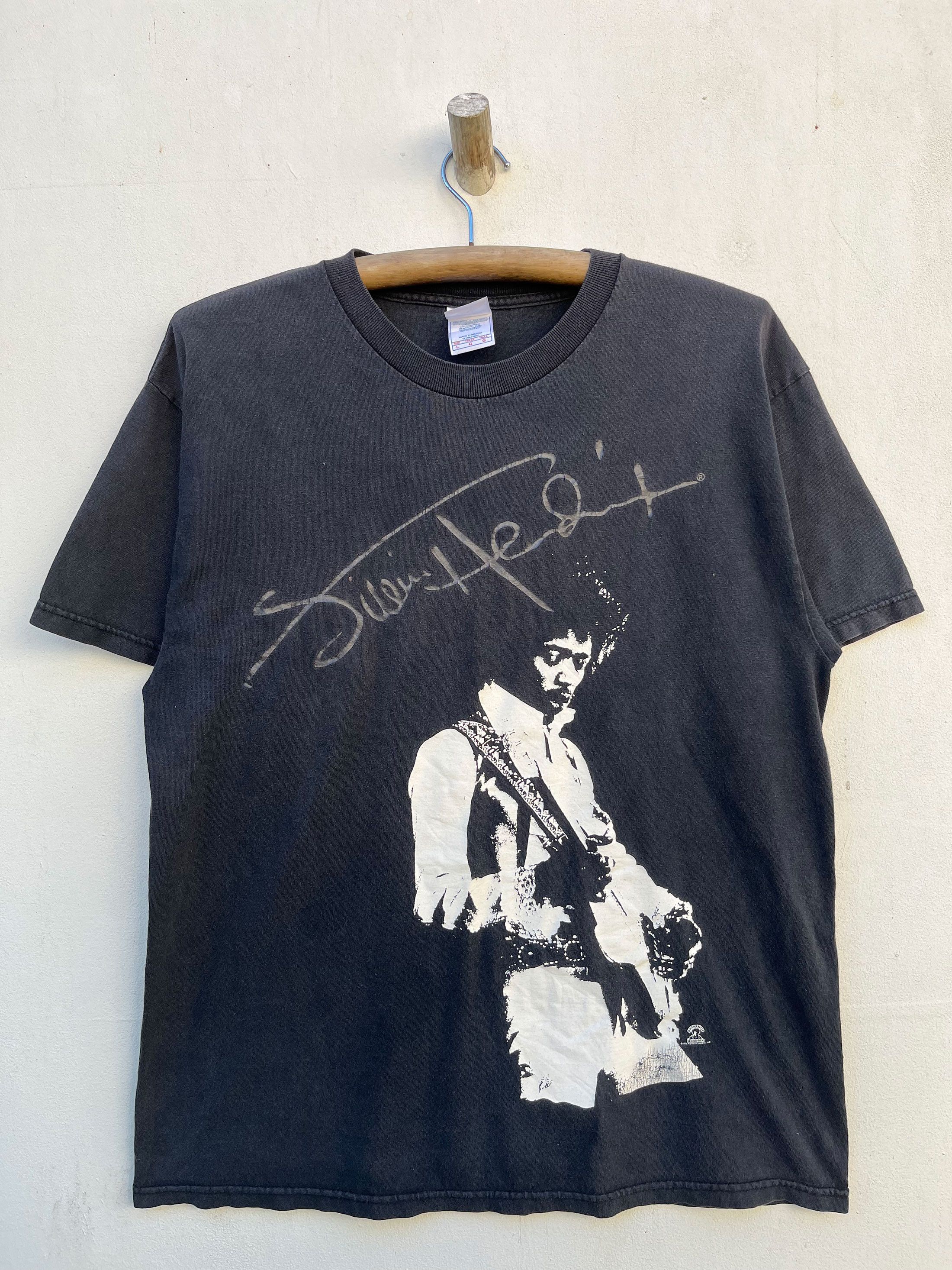 Band Tees Vintage Jimi Henrix American Singer Songwriter Size US L / EU 52-54 / 3 - 1 Thumbnail