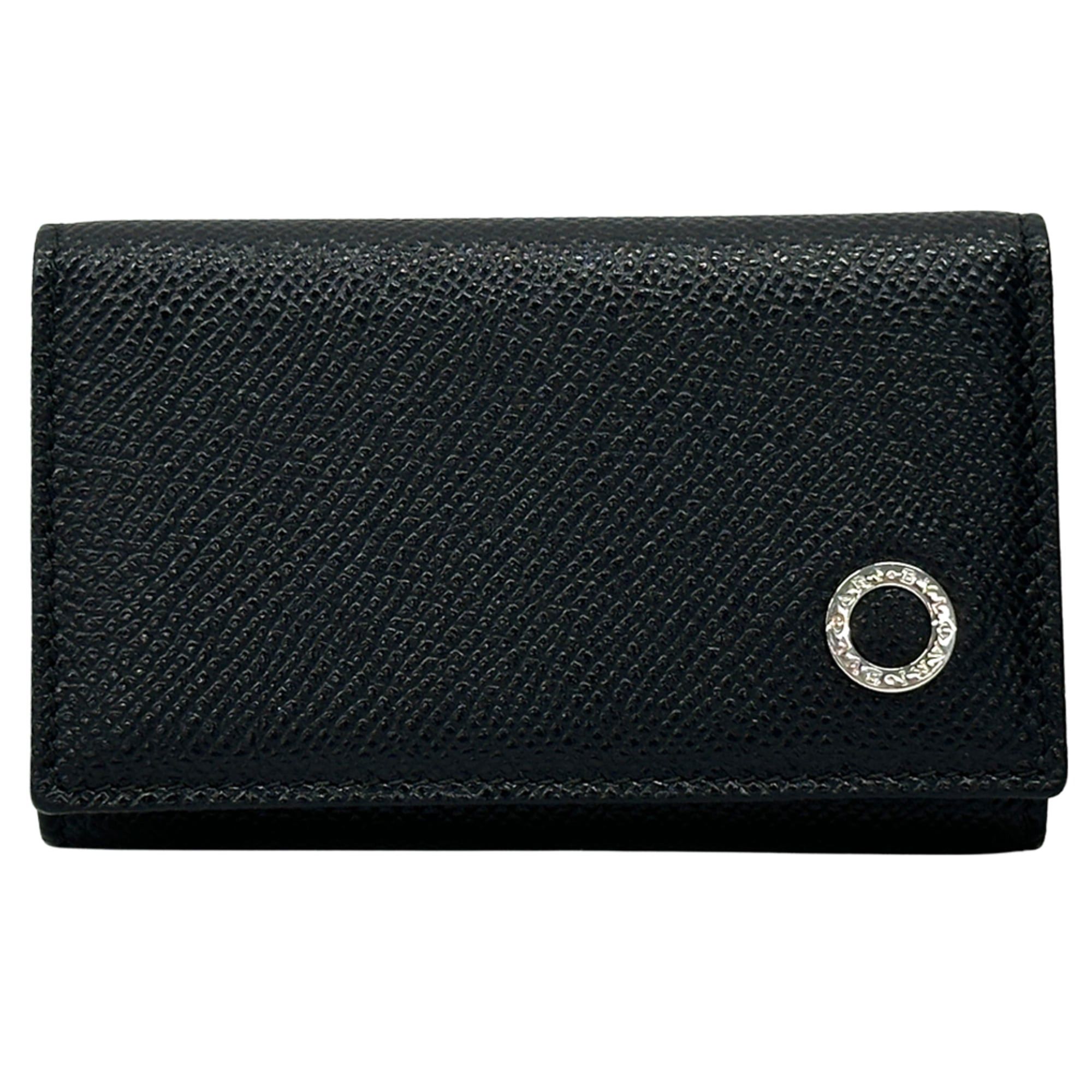 Bvlgari BVLGARI Key Case for Women and Men - Brand Name Leather Black 6-Hook Compact Size ONE SIZE - 1 Thumbnail