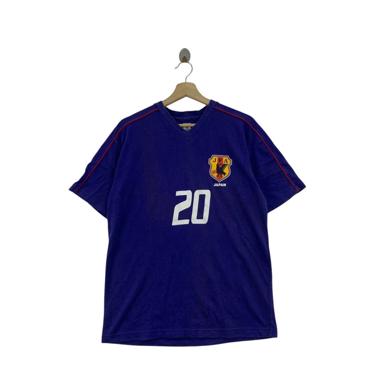 Vintage JFA JAPAN FOOTBALL Yoshito Okubo 2003 Season Tee Shirt Top Size US M / EU 48-50 / 2 - 1 Thumbnail