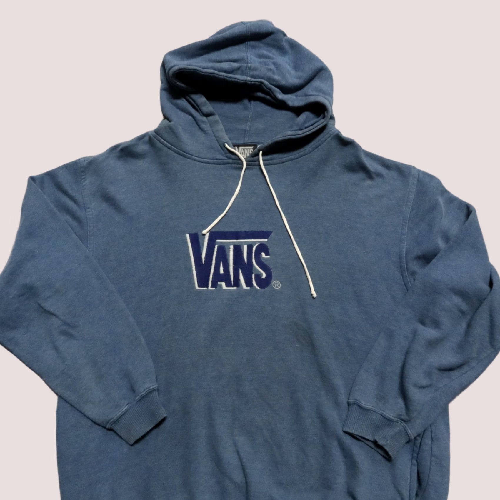 Vans Vintage Vans Logo Hoodie Sweatshirt Navy L Men’s BLAH Size US L / EU 52-54 / 3 - 1 Thumbnail