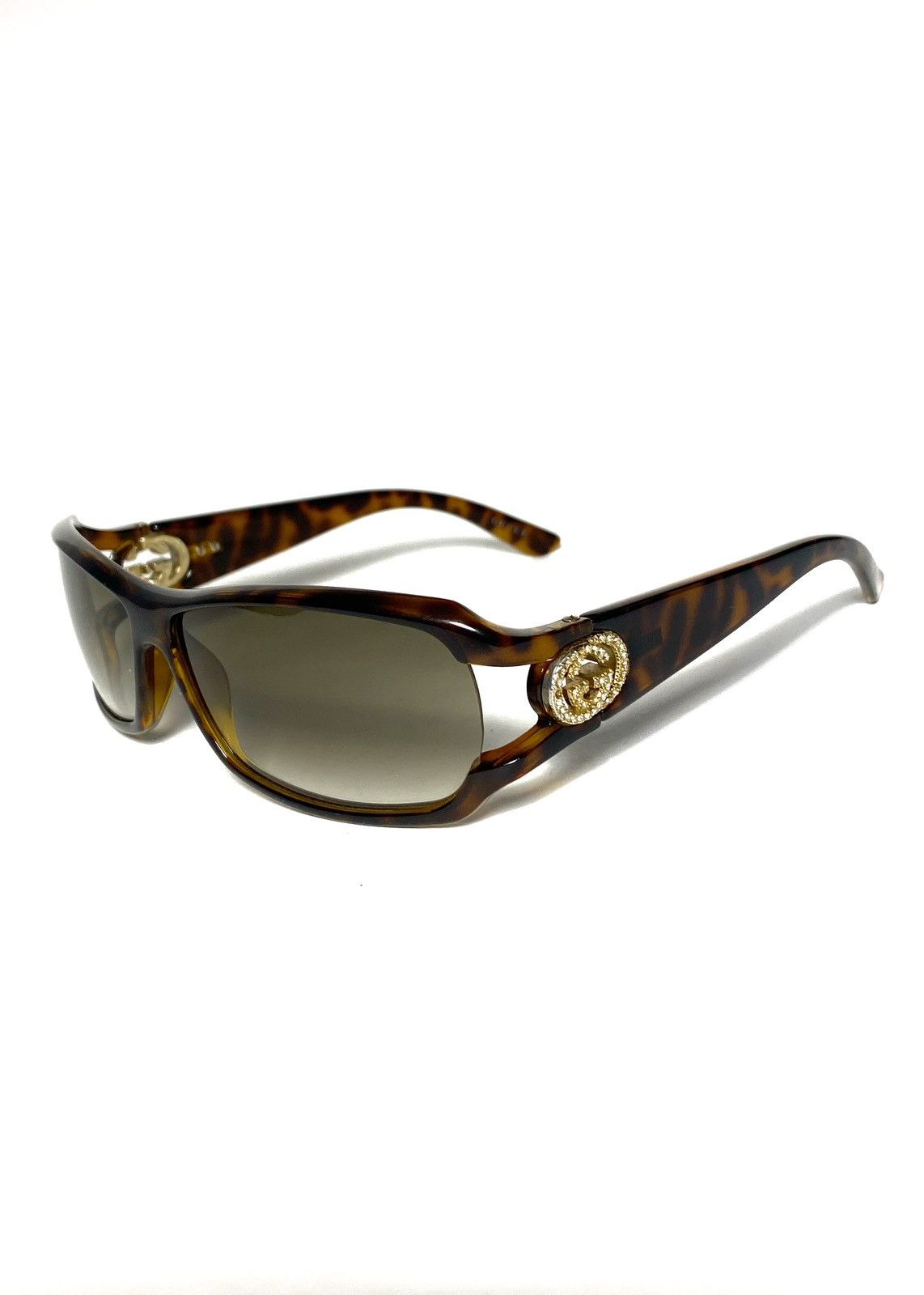 Gucci Diamonds Logo GG Vintage Gucci Sunglasses Size ONE SIZE - 1 Thumbnail