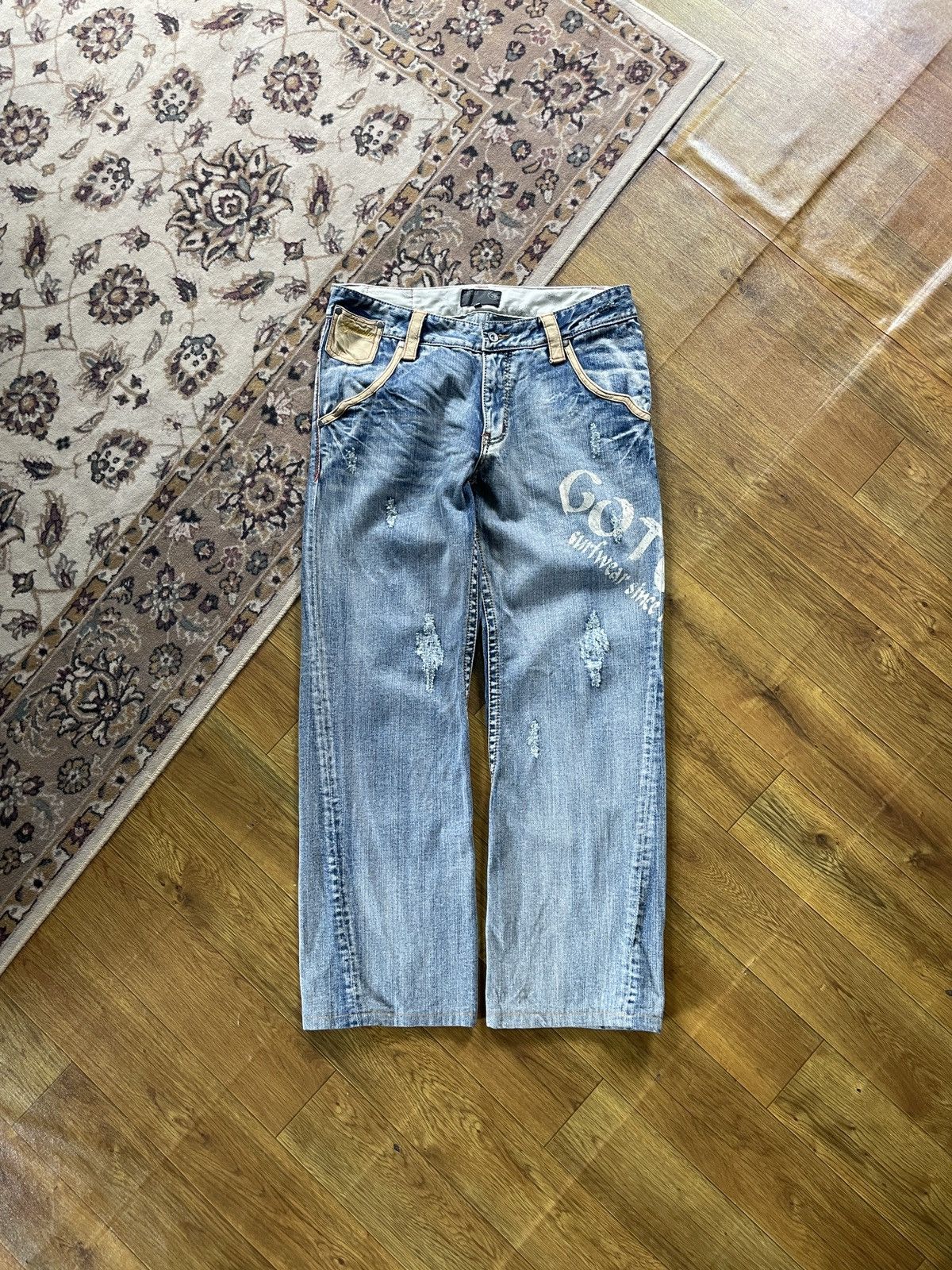 Gotcha × Vintage Vintage Gotcha Surf Baggy Pants Size US 34 / EU 50 - 1 Thumbnail