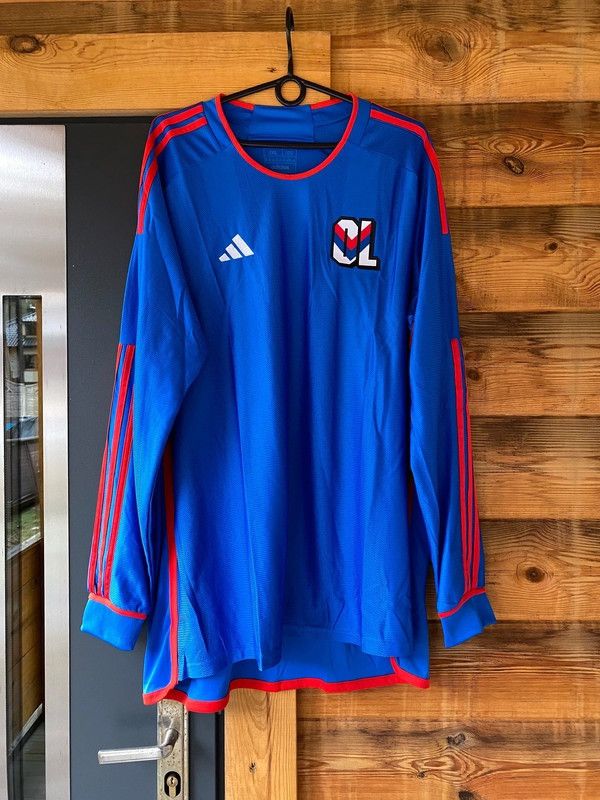 Adidas Adidas AEROREADY Long Sleeve Training Top – Blue/Red Size US XXL / EU 58 / 5 - 4 Thumbnail