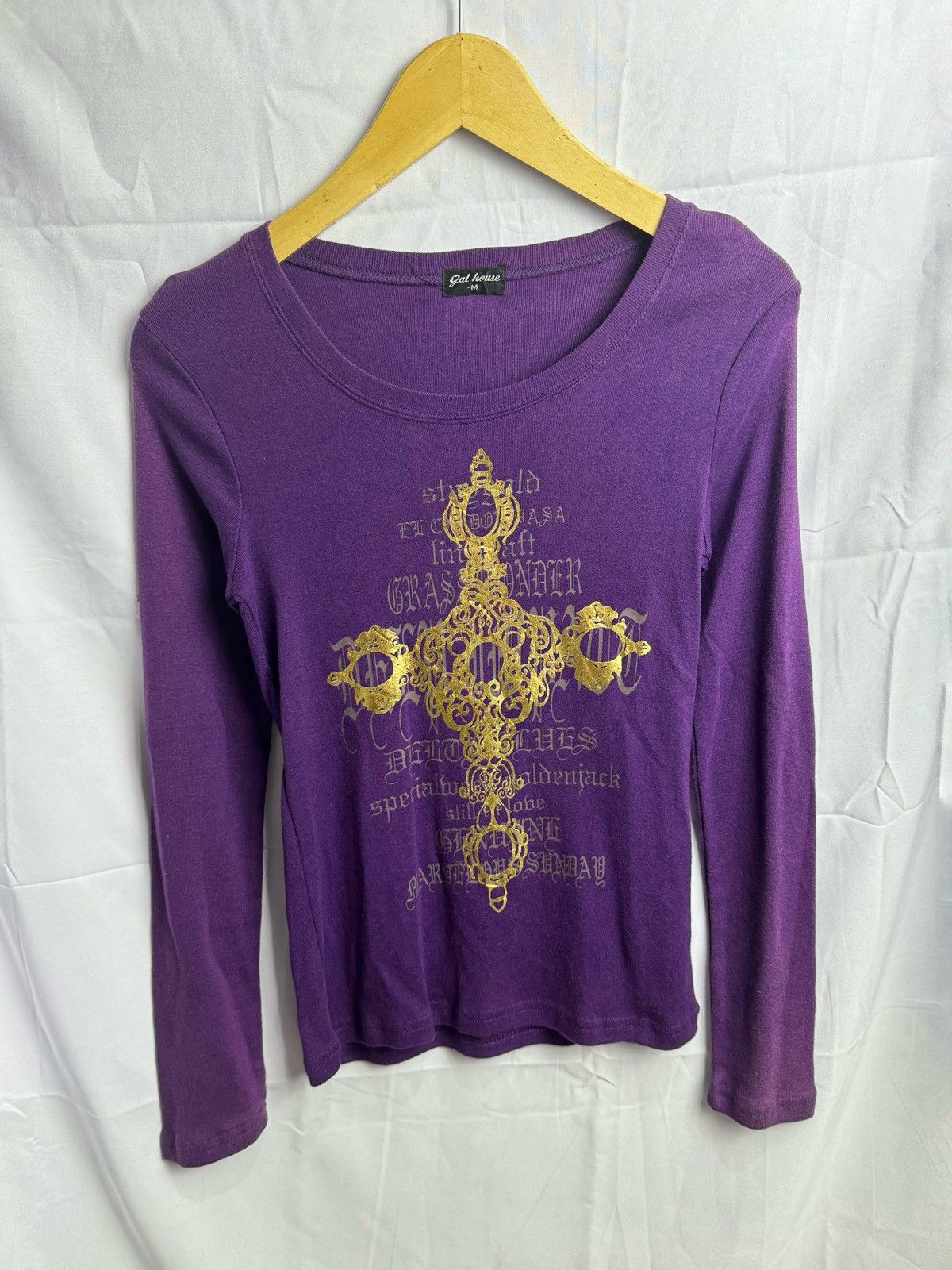 Hysteric Glamour × If Six Was Nine × Le Grande Bleu (L.G.B.) Gothic Poem Crosses Long sleeve Japanese Gal House Size US S / EU 44-46 / 1 - 2 Thumbnail