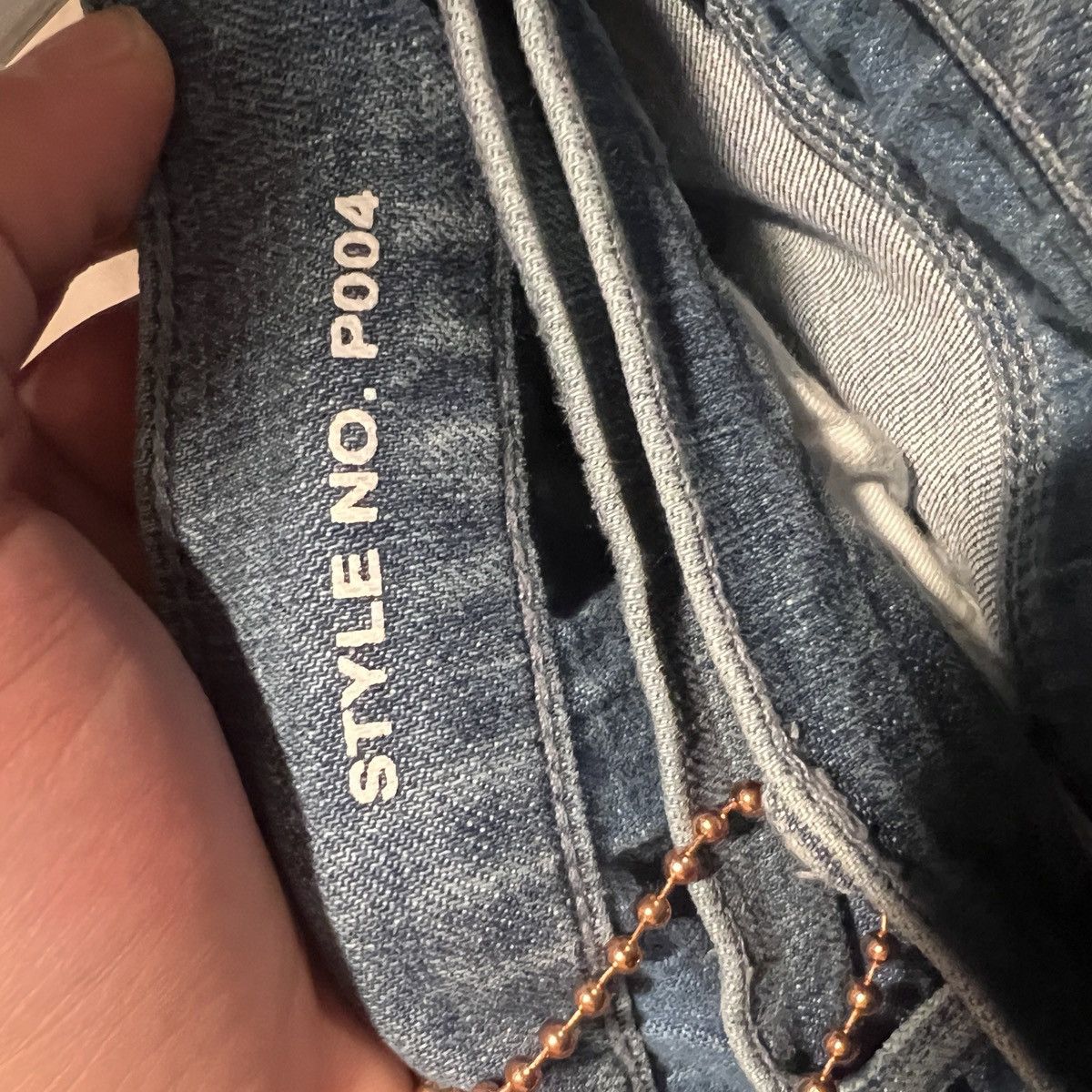 Designer × Purple Brand Purple Brand Denim Light Blue Painted Jeans P004 Size 38 Size US 38 / EU 54 - 5 Thumbnail
