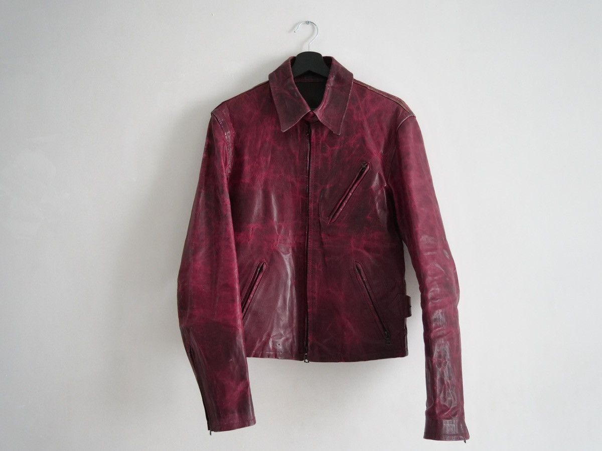 Yohji Yamamoto Yohji Yamamoto × Justin Davis AW 2009 Pinup leather