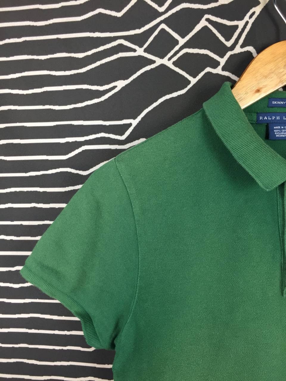 Ralph Lauren Vtg Ralph Lauren Small Logo Skinny Fit Polo Shirt Size L / US 10 / IT 46 - 4 Thumbnail