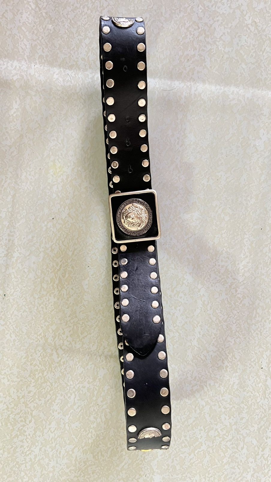 Versace Vintage Versace Medusa Belt Size 36 - 4 Thumbnail