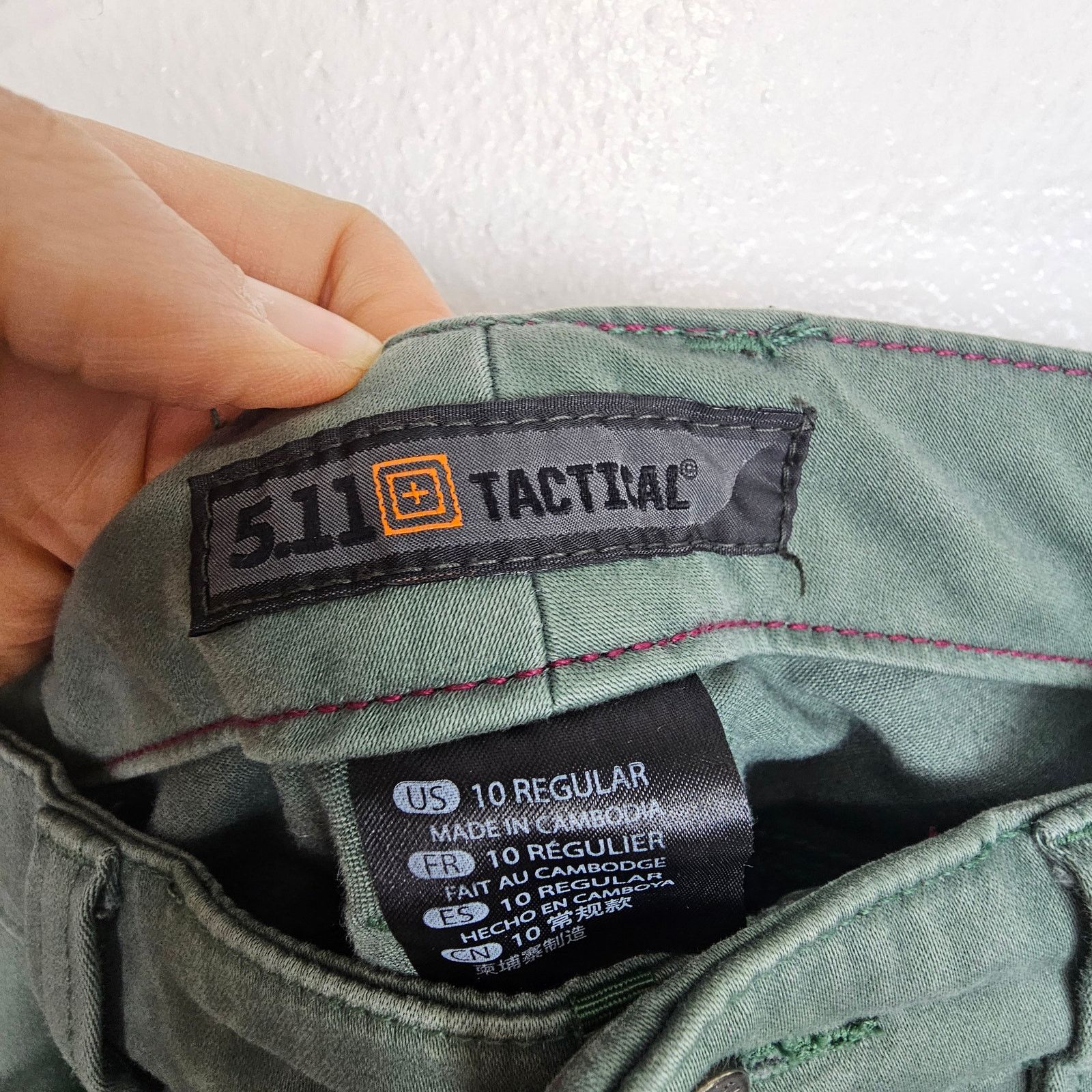 5.11 5.11 Tactical Wyldcat Pants Thyme Green Zipper Leg Size 32" / US 10 / IT 46 - 7 Thumbnail