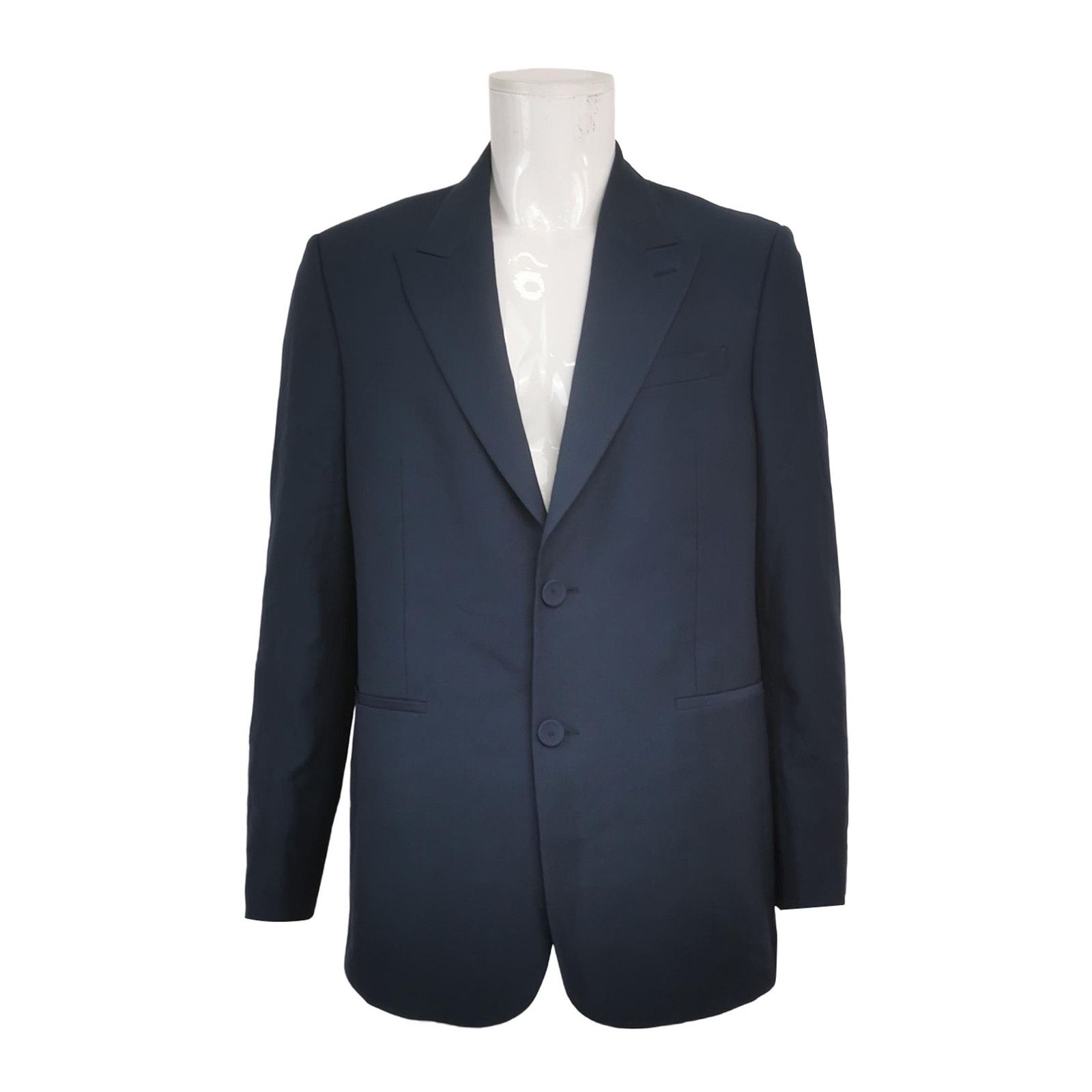 Prada Navy Blue Tailored Blazer Size L Size US L / EU 52-54 / 3 - 1 Thumbnail