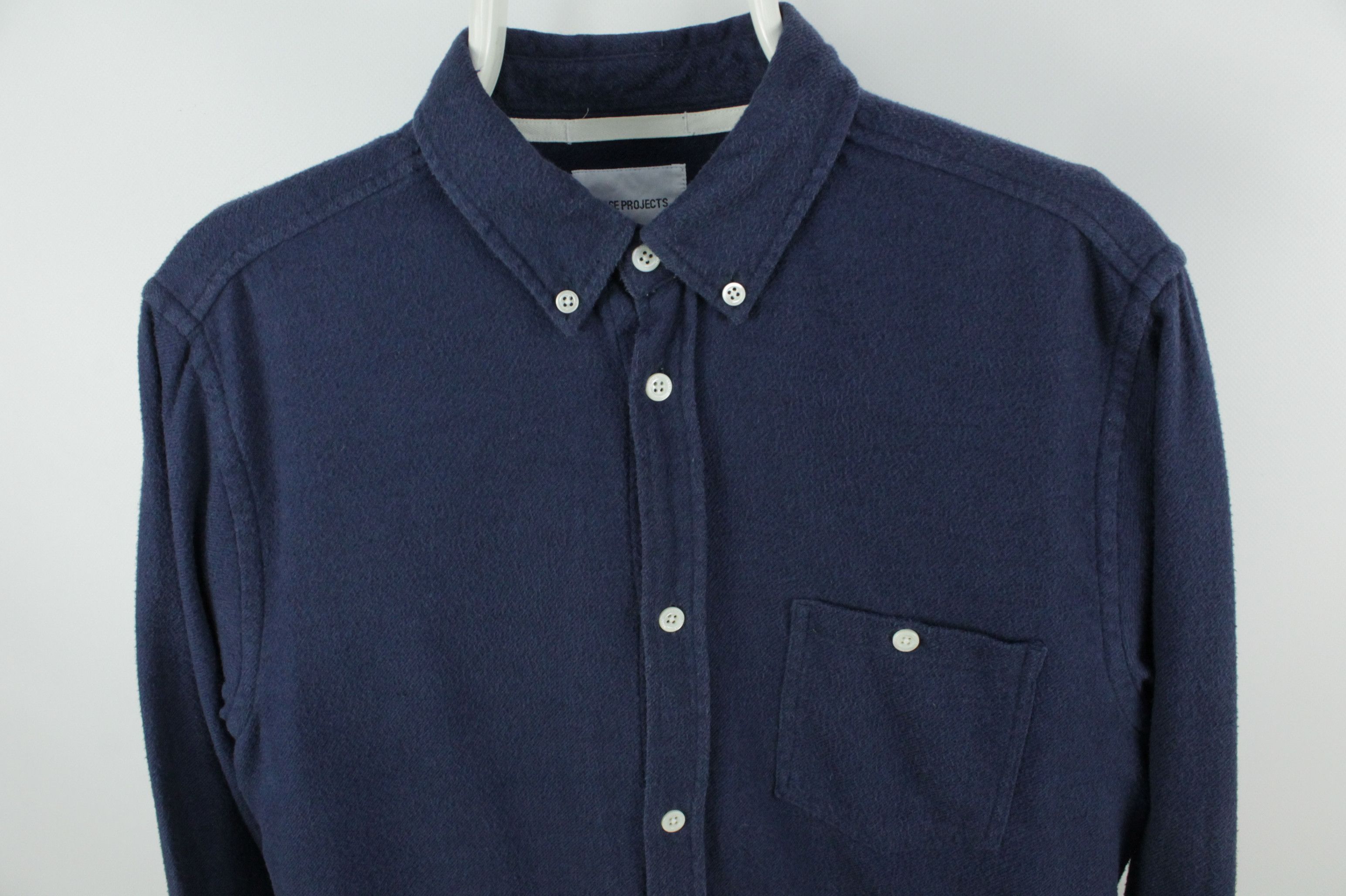Norse Projects Norse Projects Osvald Brushed Blue Flannel Shirt Size US M / EU 48-50 / 2 - 3 Thumbnail