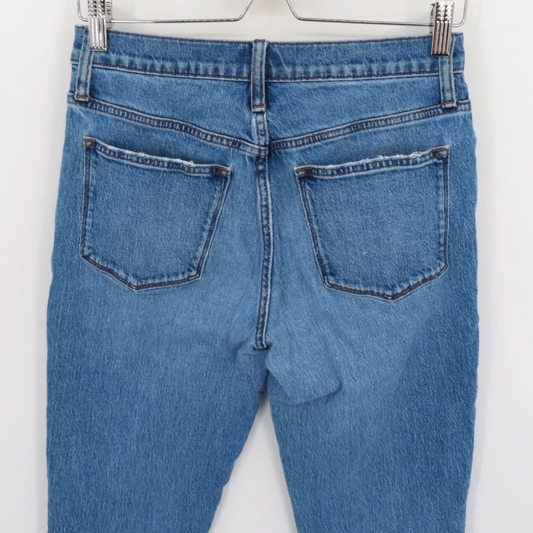 Vintage J Crew Jeans Women 26 Slim Boyfriend Denim Blue Cotton Blend 5-Pocket Pockets Jeans Size 26" / US 2 / IT 38 - 7 Thumbnail