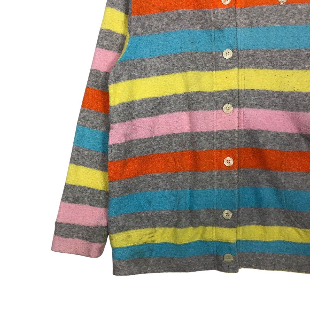 Issey Miyake 📌Vintage Striped Design Tsumori Chisato Sleep Button Wear Size M / US 6-8 / IT 42-44 - 5 Thumbnail