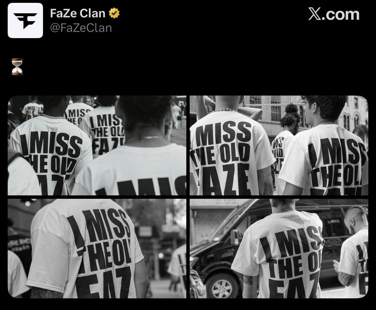 FaZe I MISS THE OLD FAZE Friends and Family T-Shirt and Tote Bag Size US XL / EU 56 / 4 - 10 Thumbnail