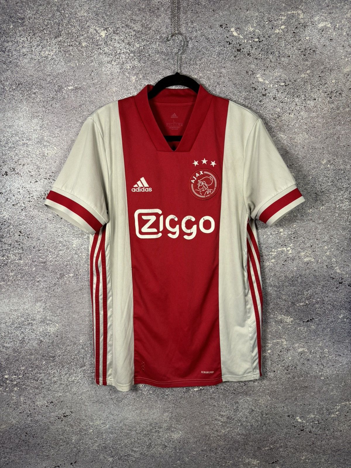 Adidas × Vintage Vintage Ajax 2020/21 Adidas Soccer Jersey Blokcore Large Size US L / EU 52-54 / 3 - 1 Thumbnail