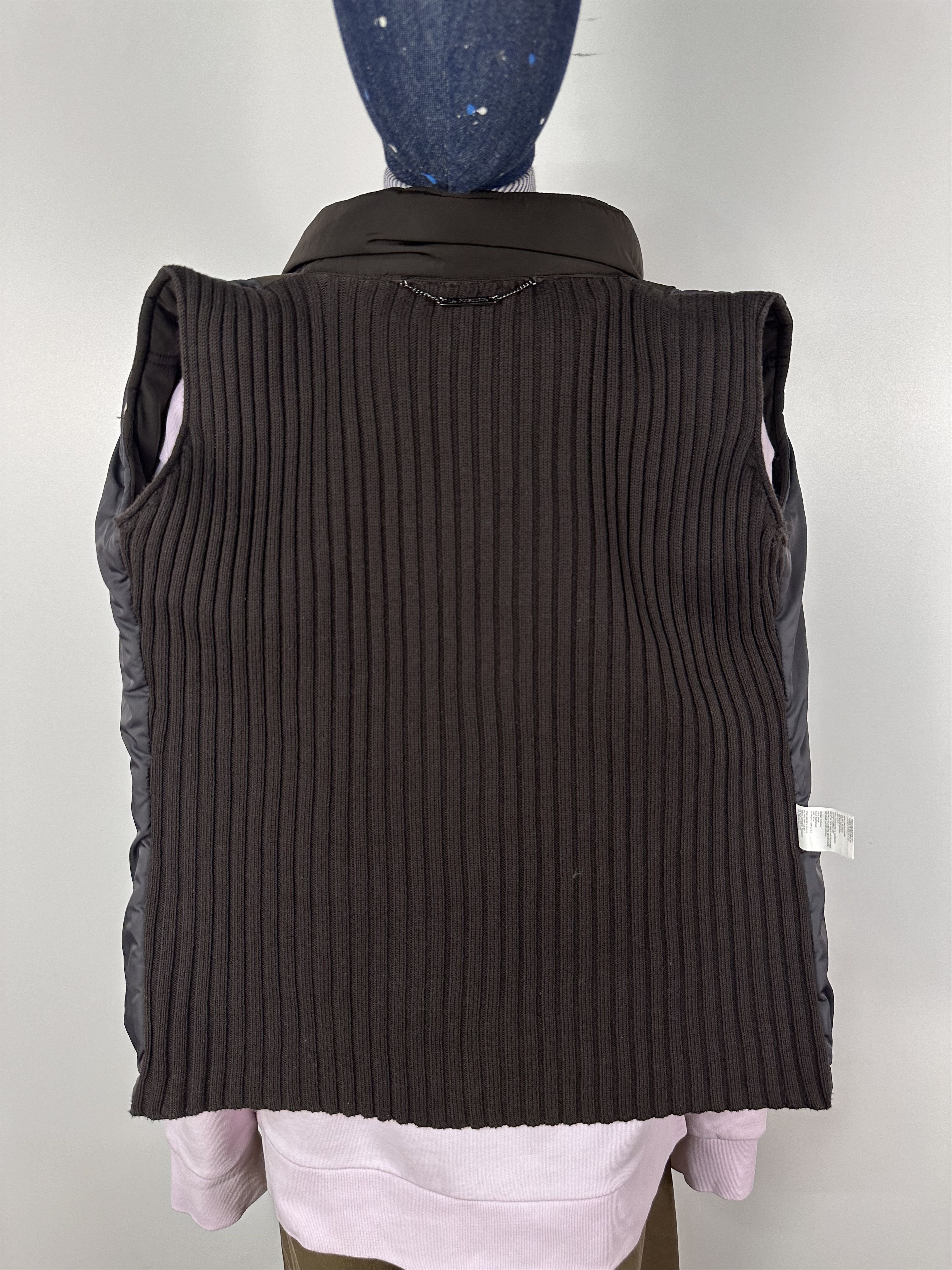 La Martina La Martina Quilted Down Women's Vest Coat Brown Size M Size M / US 6-8 / IT 42-44 - 12 Thumbnail