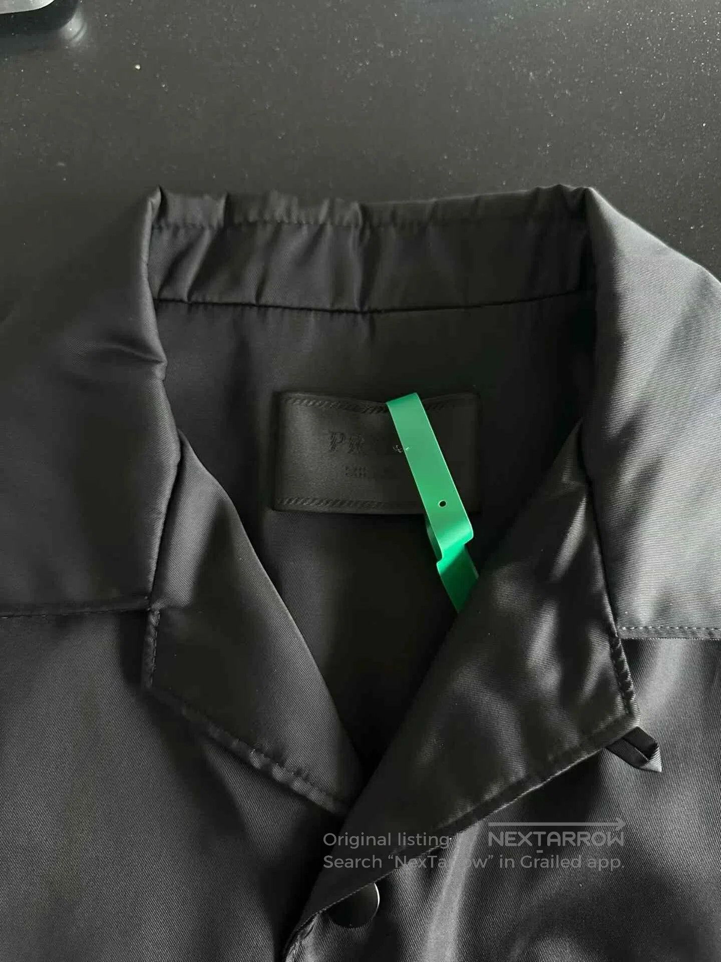 Prada Prada Six-Button Nylon Short-Sleeve Shirt. Size US S / EU 44-46 / 1 - 3 Thumbnail