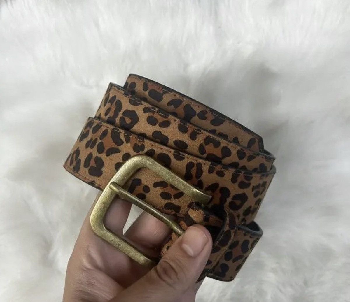 Other 2000s leopard cheetah print belt Size 32 - 2 Thumbnail
