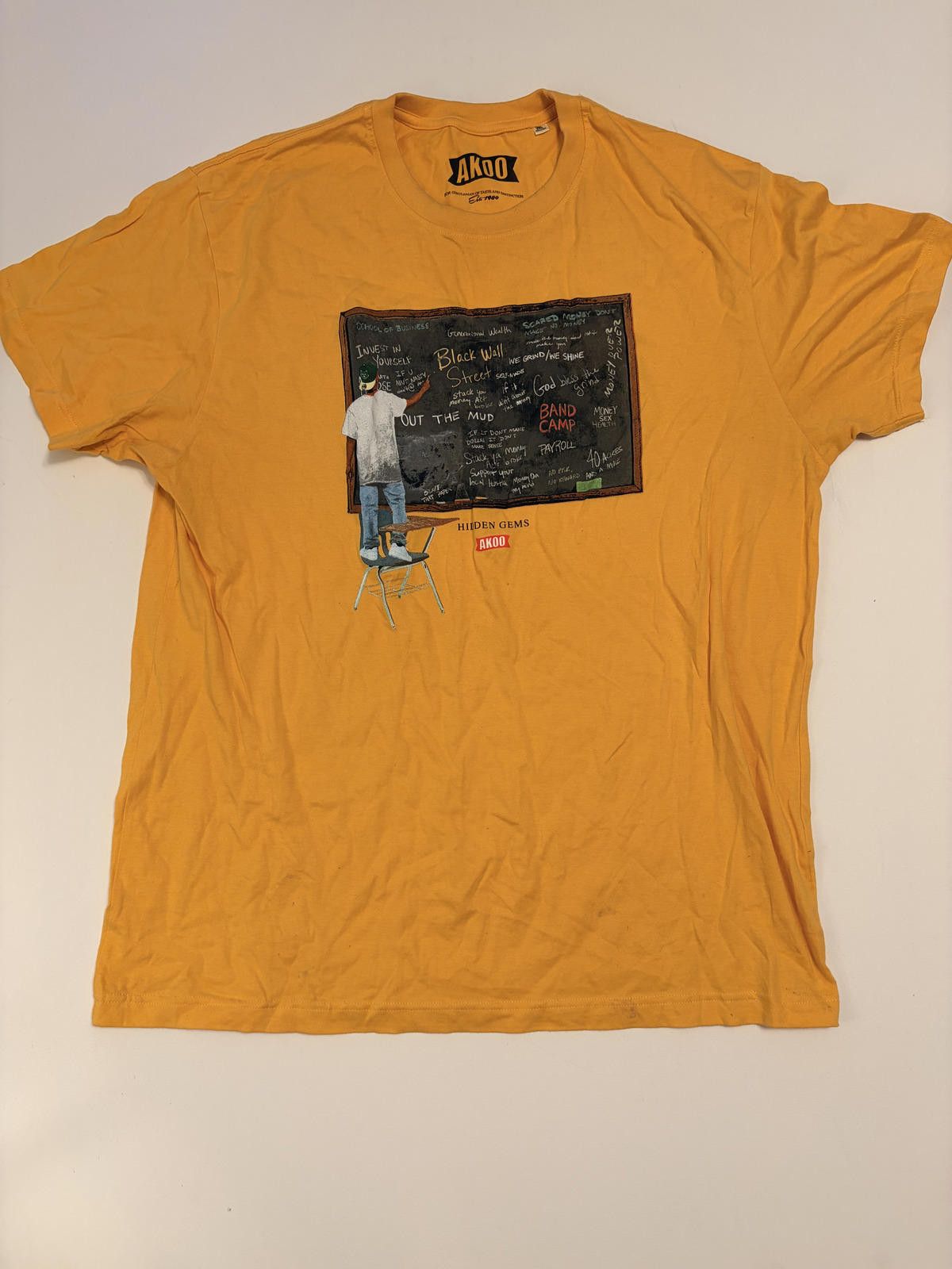 AKOO AKOO Hidden Gems Black Wallstreet T-Shirt (Size 2XL) Size US XXL / EU 58 / 5 - 1 Thumbnail