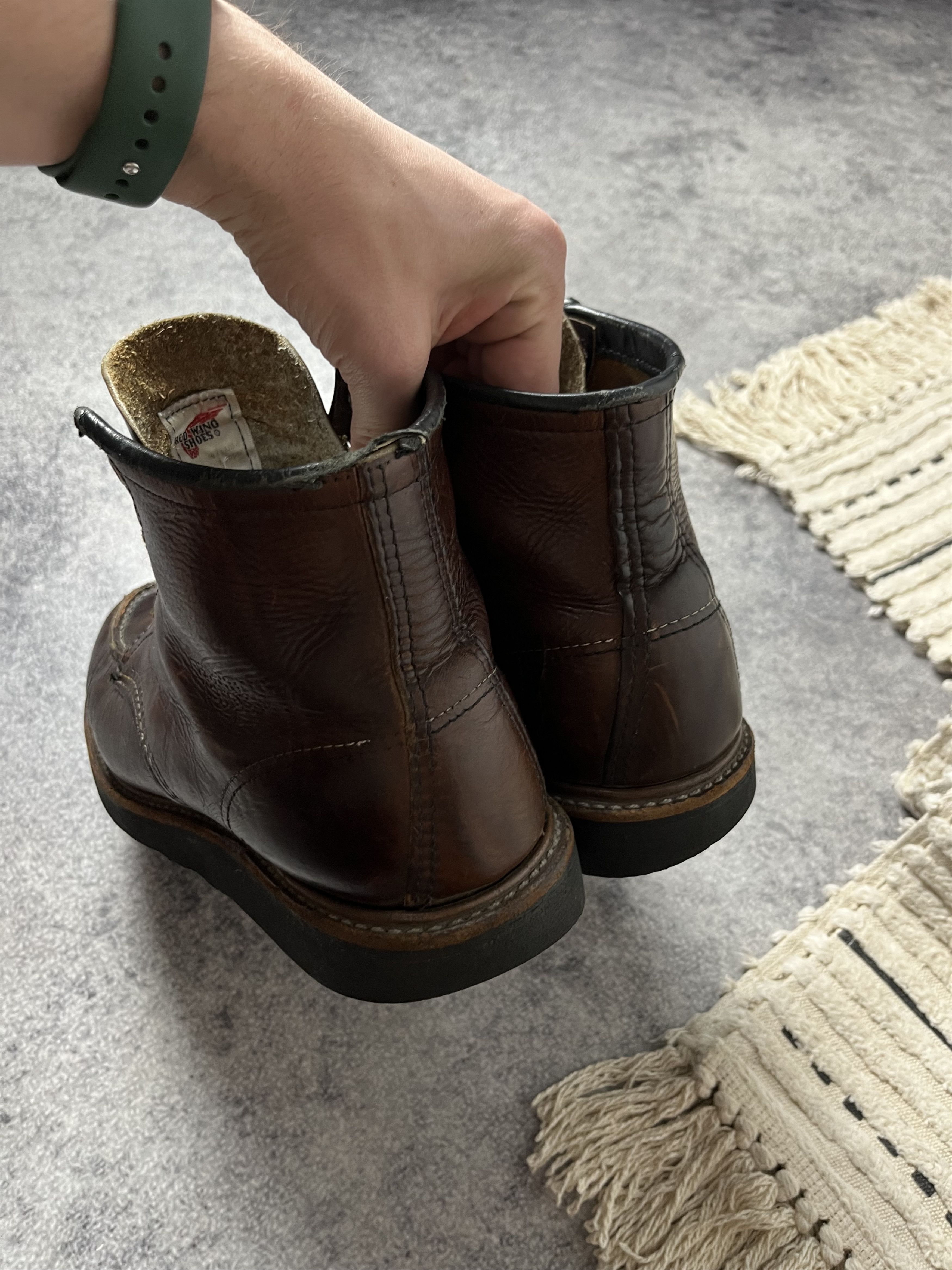 Red Wing 🔥Red Wing Heritage Roughneck USA 8146 Moc Toe Vintage Boots Size US 8 / EU 41 - 12 Thumbnail