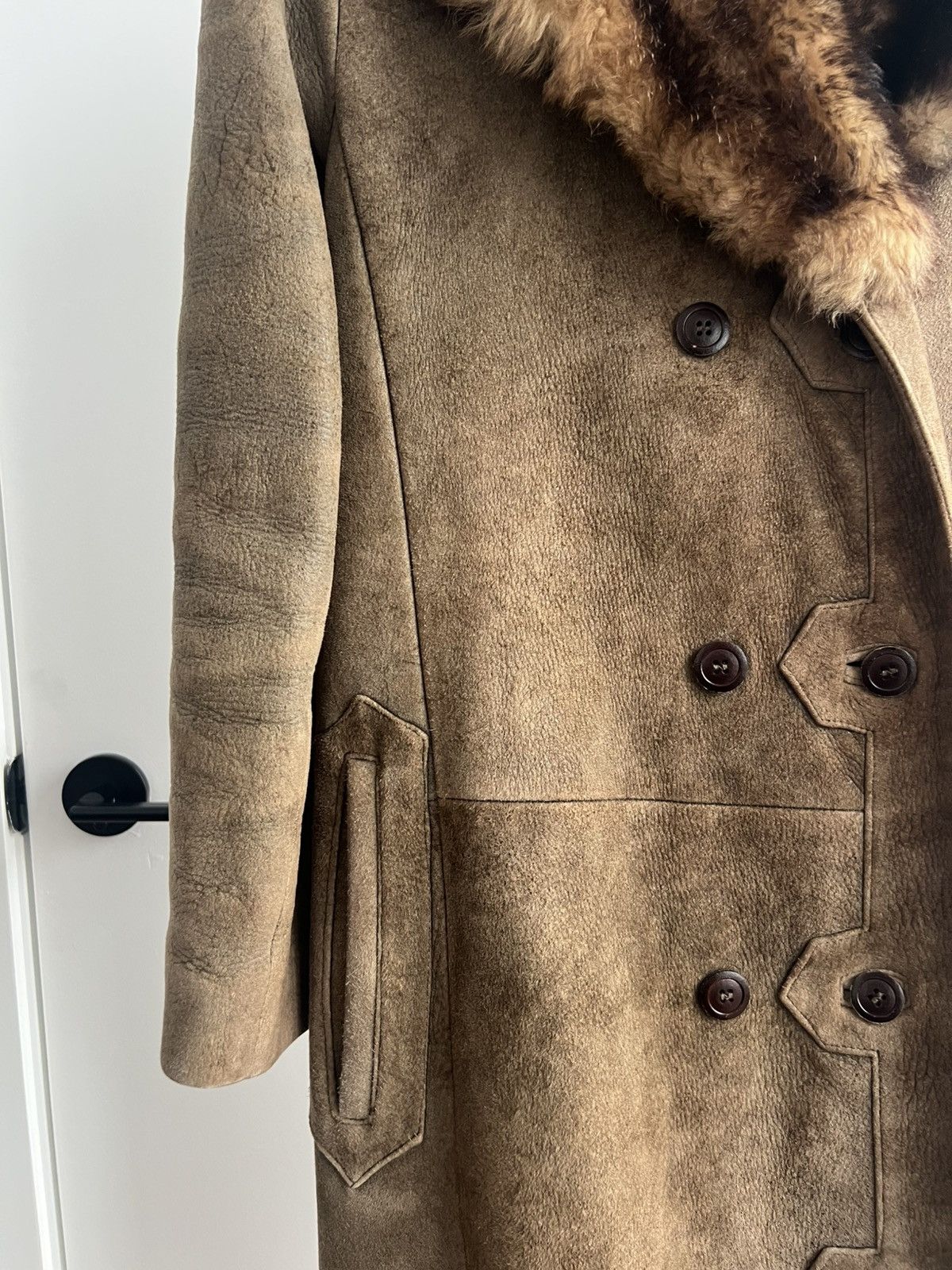 A.F. Vandevorst AW00 Fur-Collar Leather Coat Size US S / EU 44-46 / 1 - 5 Thumbnail