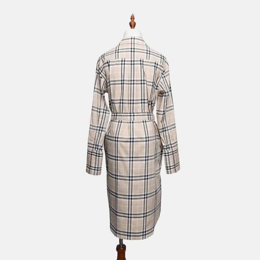 Burberry o1w1db10326 Check Belted Dress in Multicolor Size S / US 4 / IT 40 - 5 Thumbnail