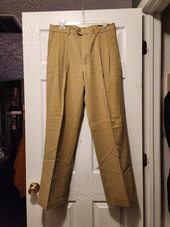 Nordstrom John W.nordstrom men's 55%cotton 45%tencel dress pants 33/32 Size 34S - 1 Thumbnail