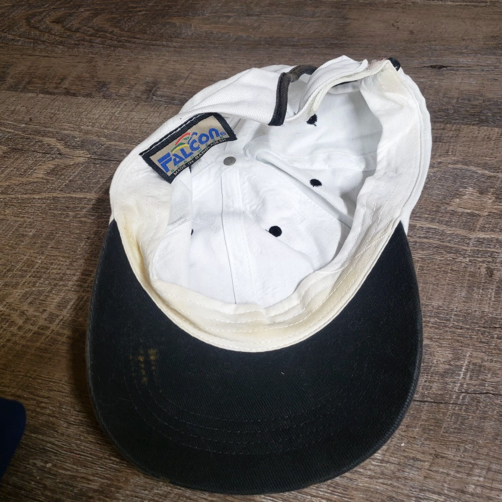 Vintage Vintage White Baseball Cap Hat Unisex Adjustable Strapback Adult Size ONE SIZE - 5 Thumbnail