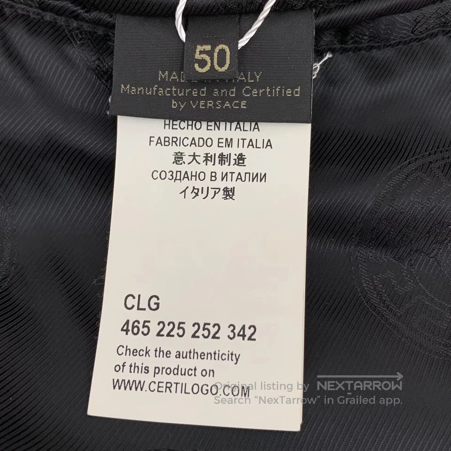 Versace Versace Colorblock Mesh Zip Jacket. Size US L / EU 52-54 / 3 - 6 Thumbnail