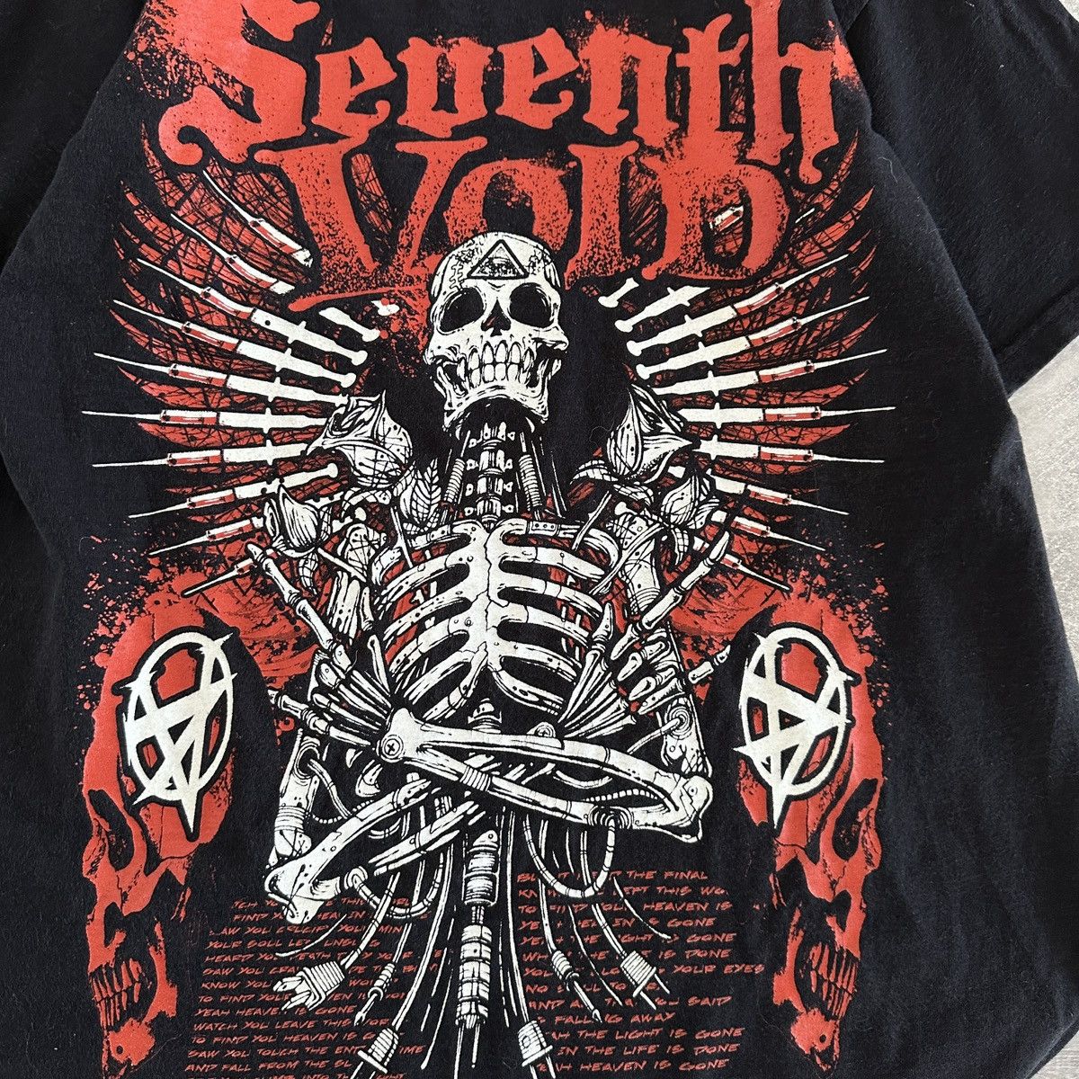 Band Tees Vintage 00s Seventh Void doom metal band tee y2k rare rock Size US M / EU 48-50 / 2 - 4 Thumbnail