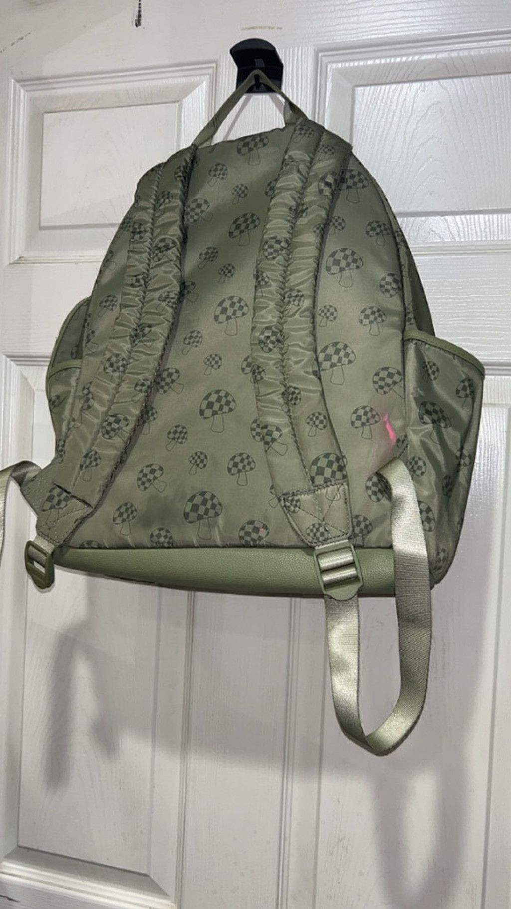 The Unbranded Brand Women's steve madden Green Mushroom Print Backpack One Size Size ONE SIZE - 4 Thumbnail