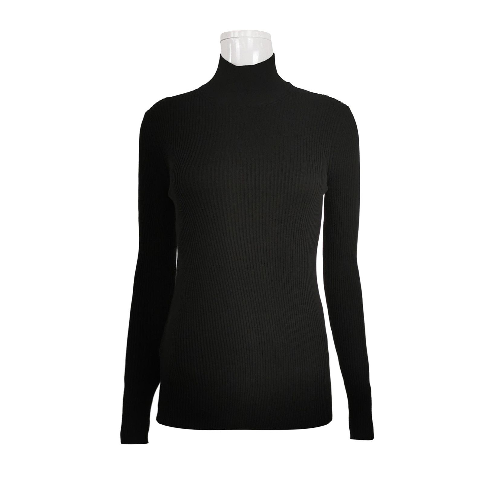 Prada Prada Black Turtleneck Long Sleeve Knit Top 0089 Size XXS / US 00 / IT 34 - 1 Thumbnail