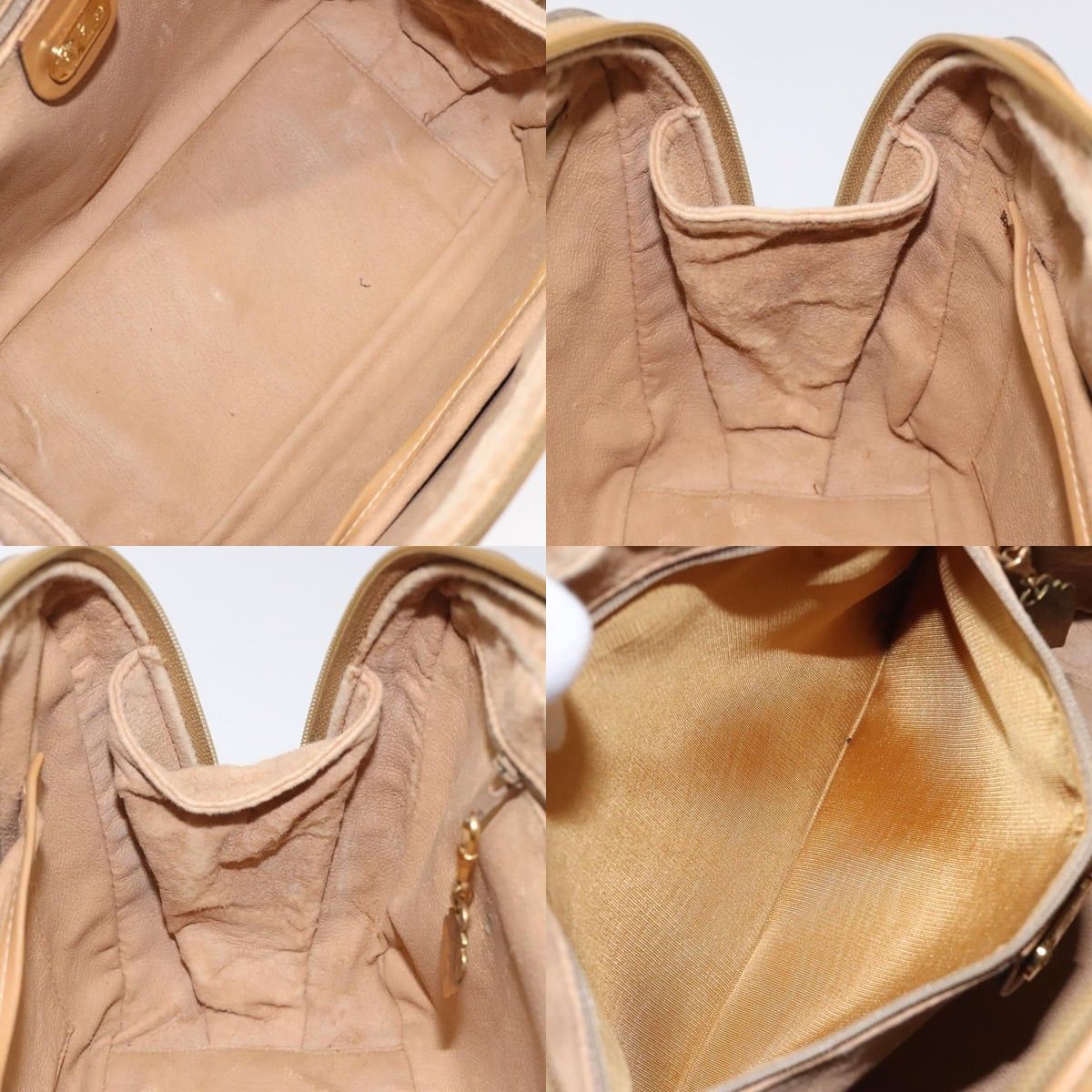 Gucci GUCCI Micro GG Supreme Hand Bag Pvc Beige Gold 000 39 000 39 Size ONE SIZE - 12 Thumbnail