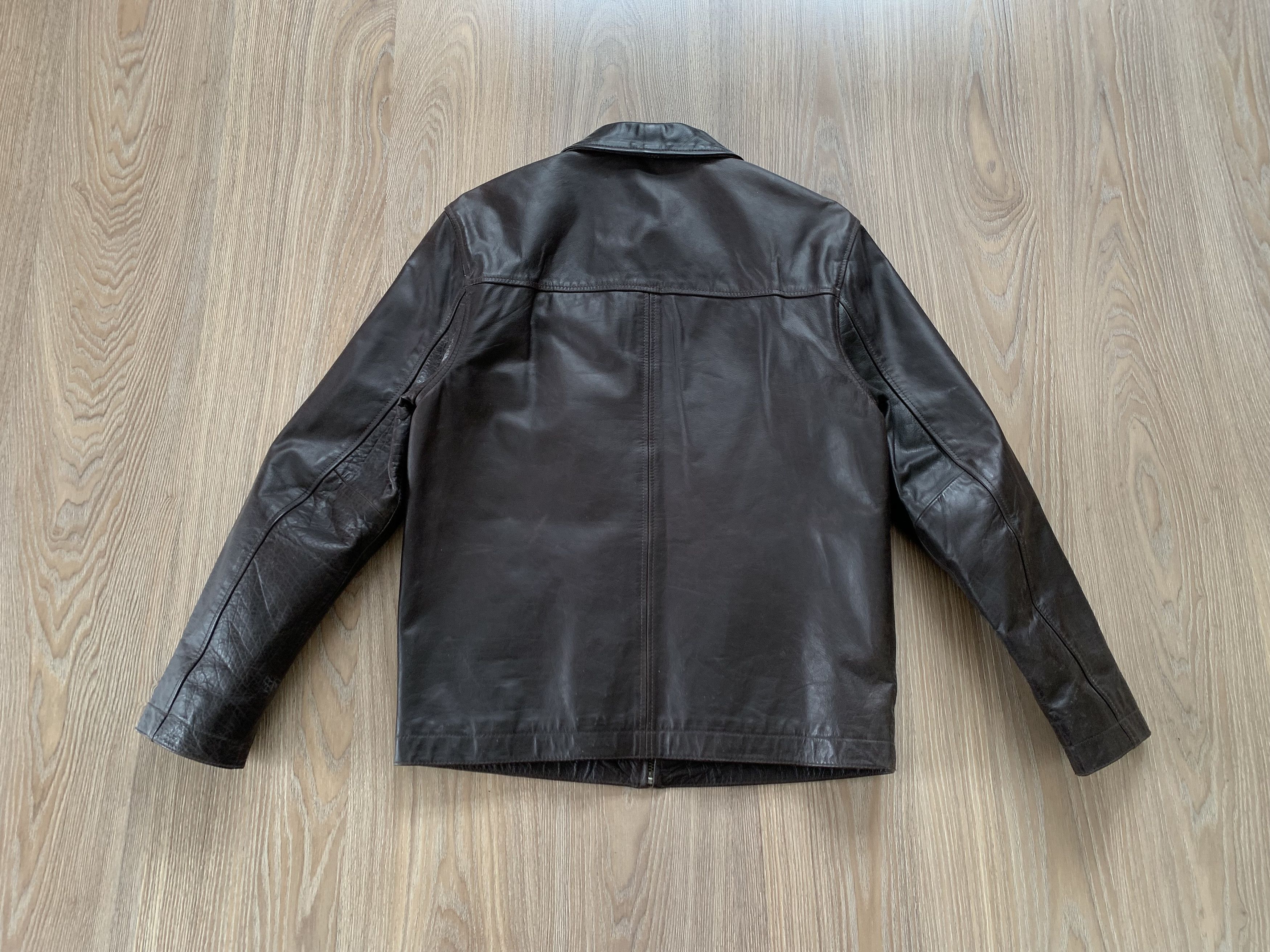 Other Thomas Nash Debenhams Heavy Black Leather Jacket Size US S / EU 44-46 / 1 - 3 Thumbnail