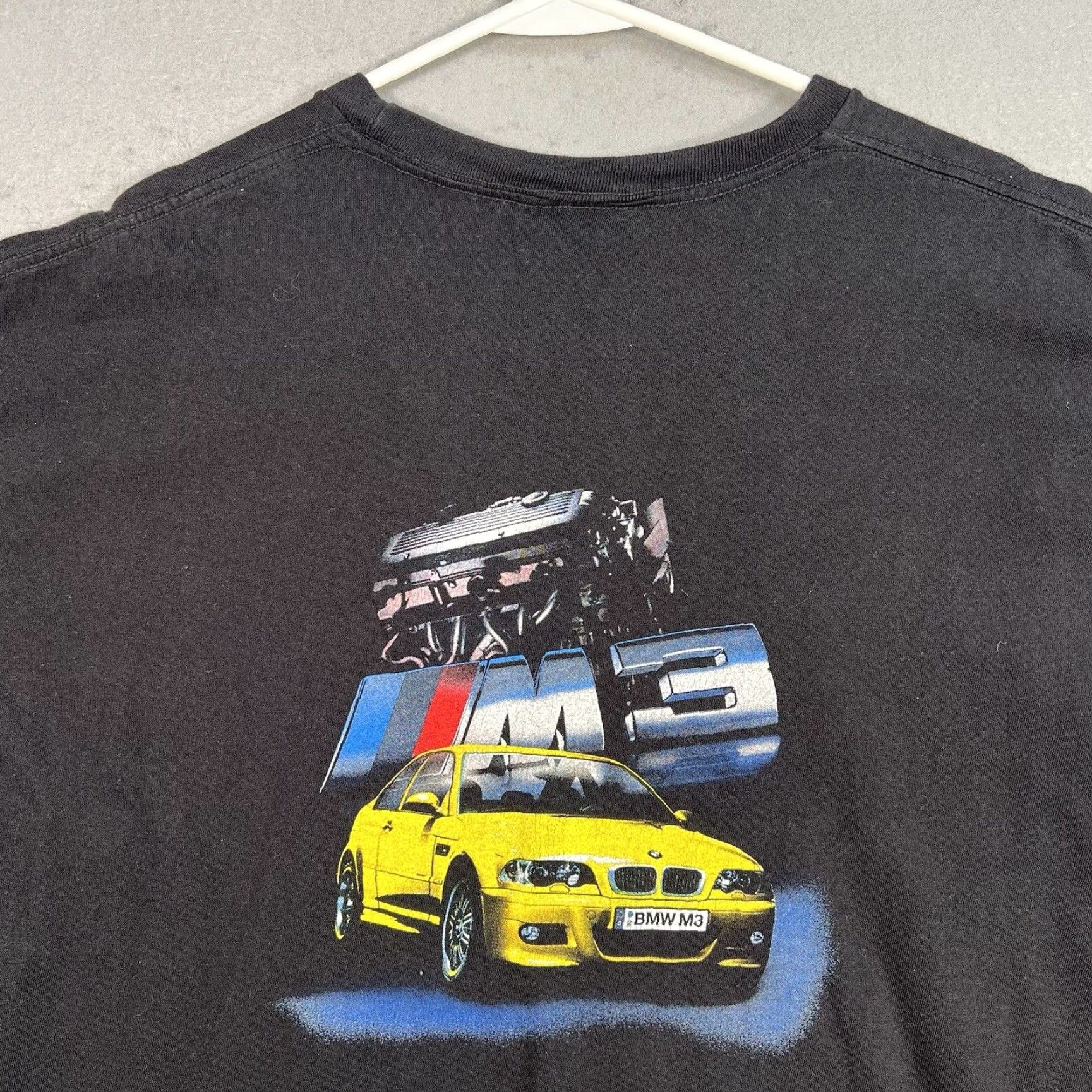 BMW VINTAGE BMW M3 E46 Car Racing Shirt Adult XL Black Mens Size US XL / EU 56 / 4 - 7 Thumbnail