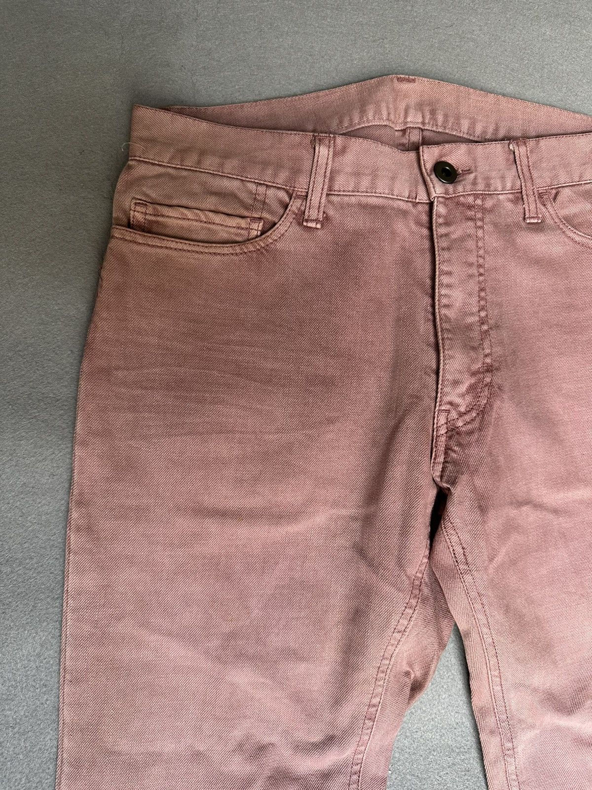 Japanese Brand FLARE Difference Rupert Pink Denim Size US 31 - 7 Thumbnail