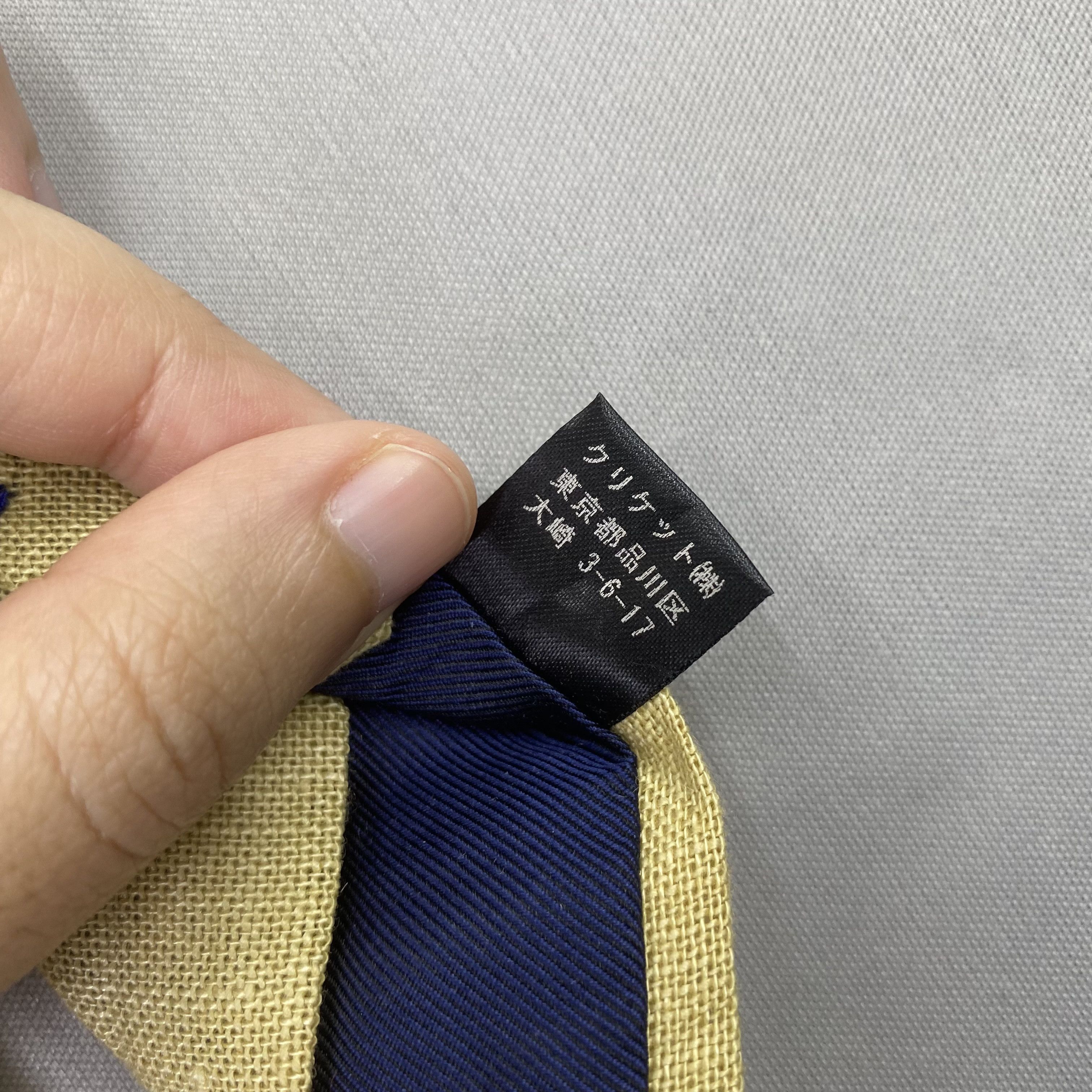 Japanese Brand Vintage Cricket SILK Necktie Cravate Pure Silk Neck Tie Size ONE SIZE - 7 Thumbnail
