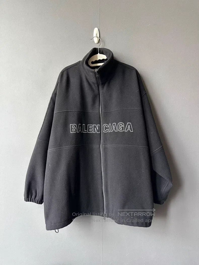 Balenciaga Balenciaga Wool Cotton Jacket Windbreaker Size US S / EU 44-46 / 1 - 1 Thumbnail